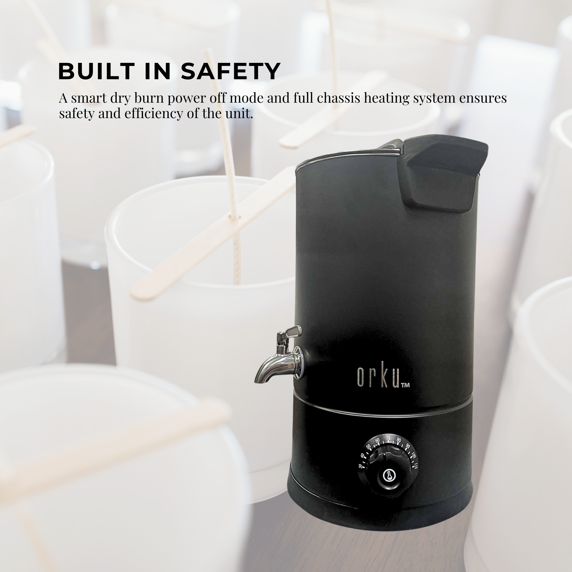 10L Candle Wax Heater Black With Tap And Accessories - Candle Wax Melter 6