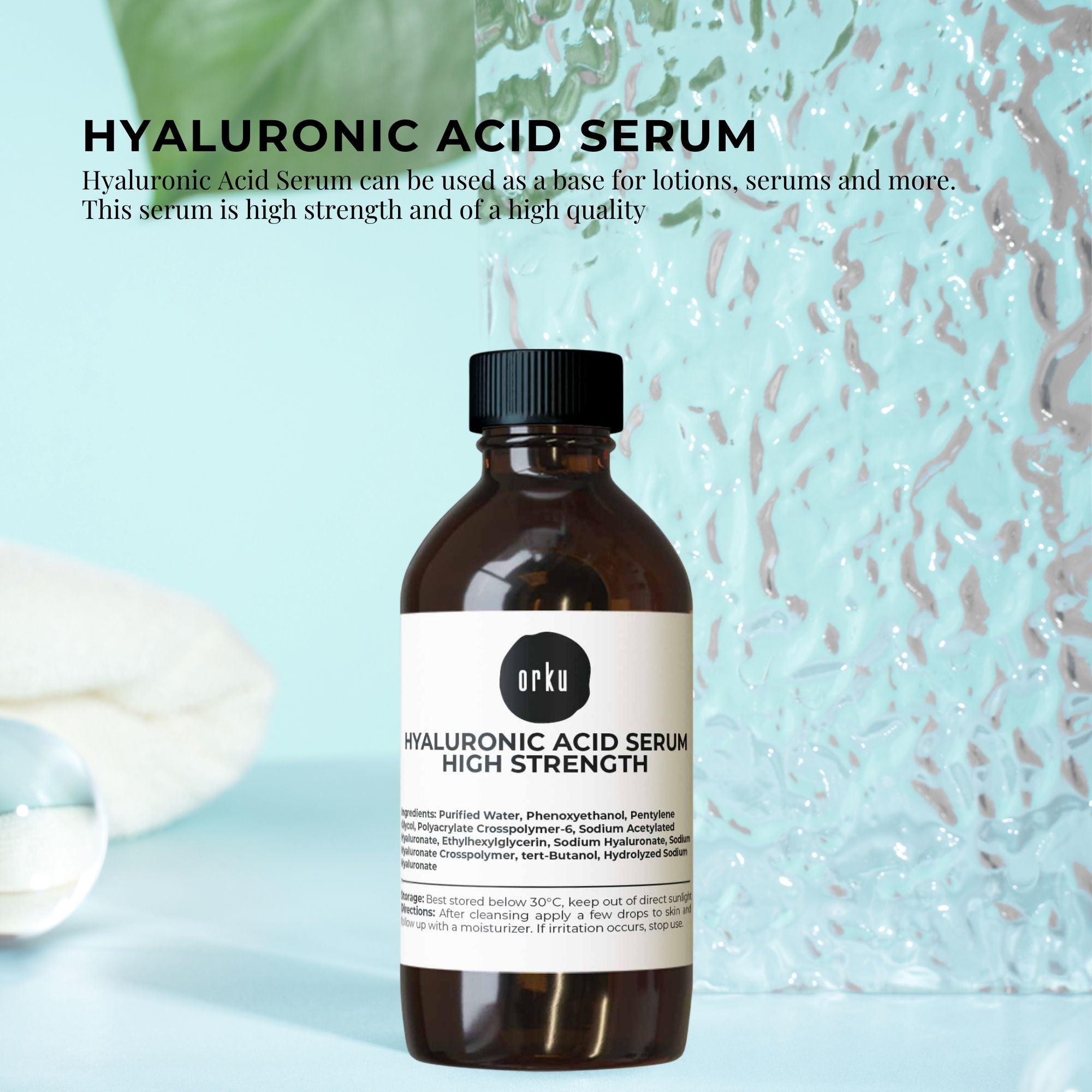 250ml Hyaluronic Acid Serum - High Strength Bulk Cosmetic Face Skin Care 3