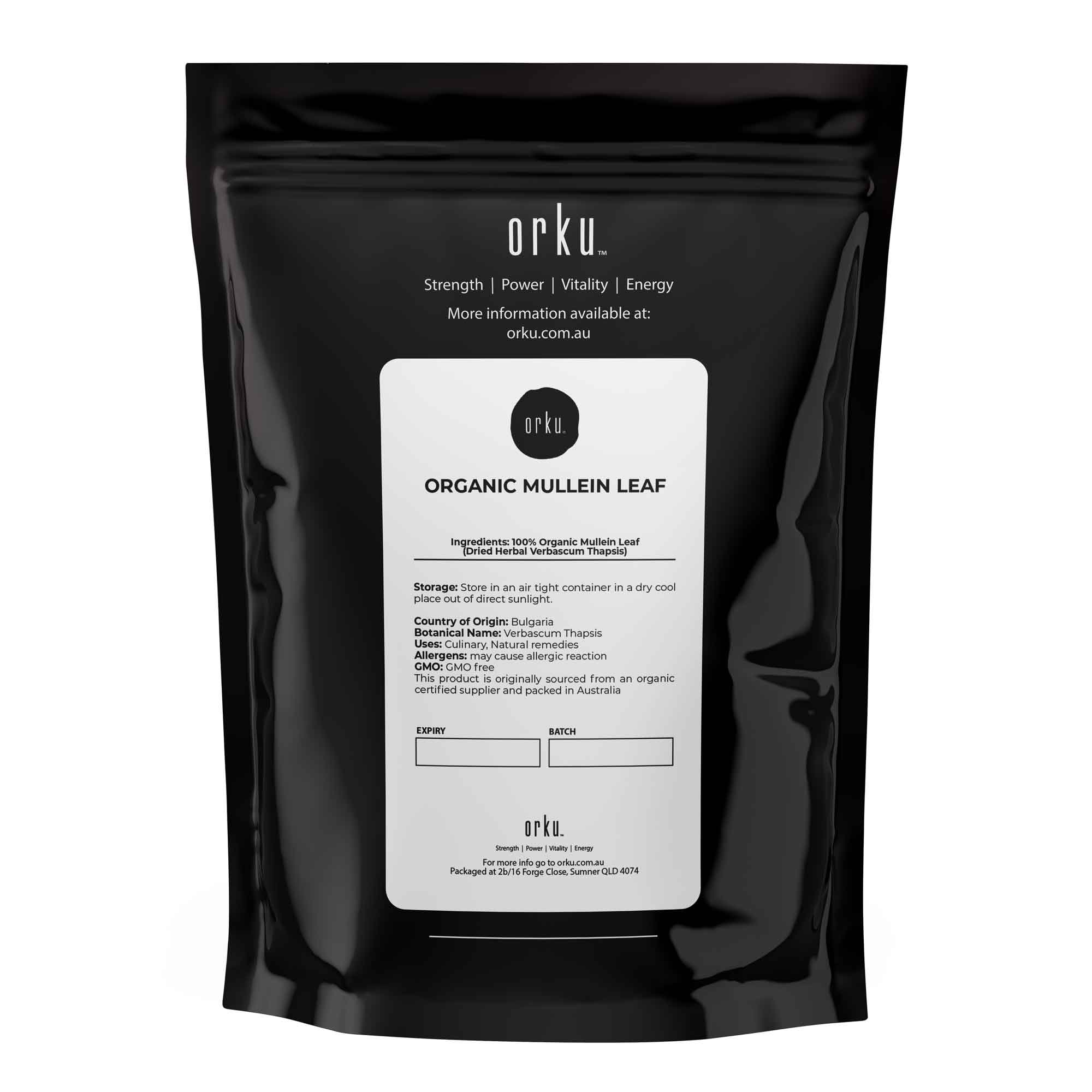 50g Organic Mullein Leaf - Dried Herbal Verbascum Thapsis 7