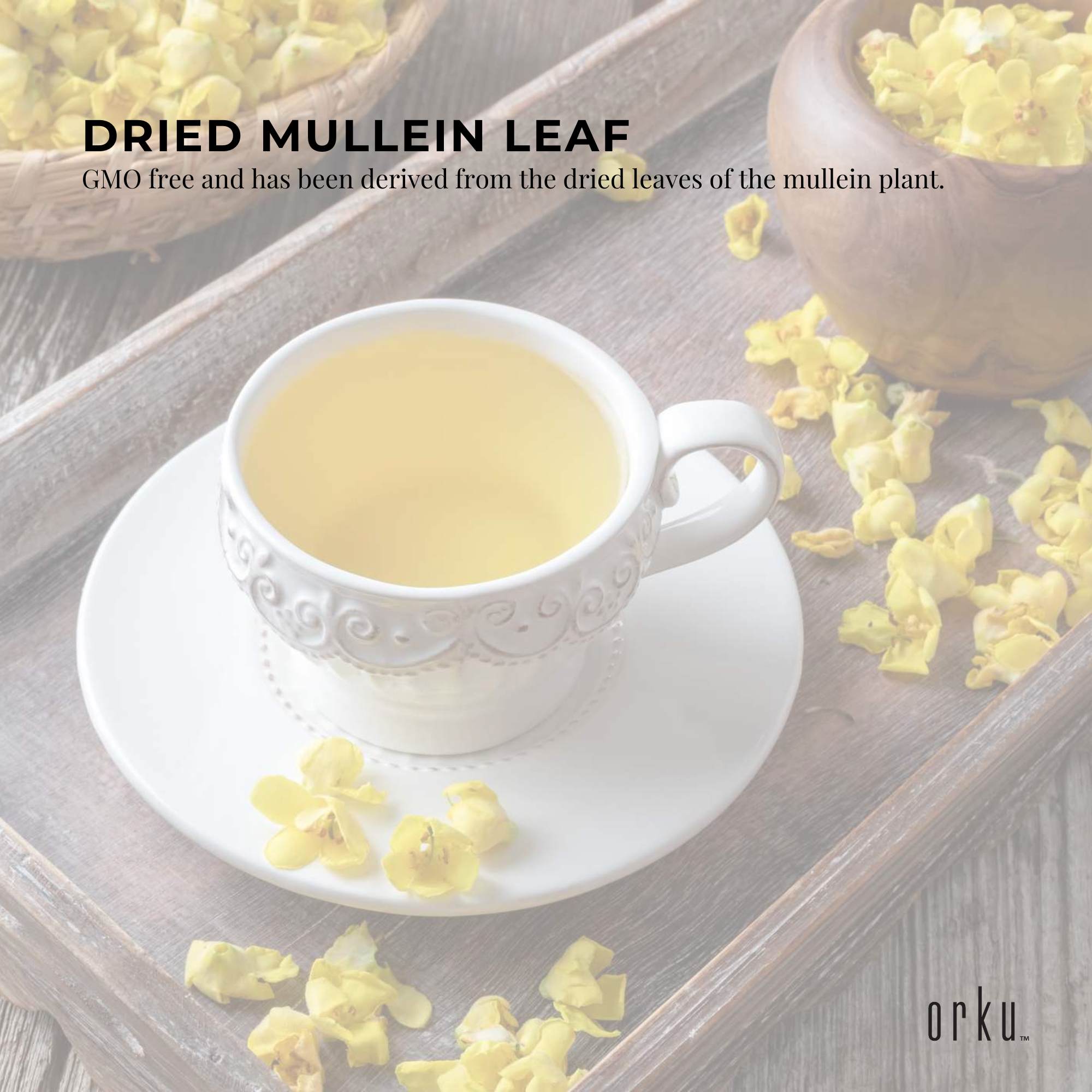 400g Organic Mullein Leaf - Dried Herbal Verbascum Thapsis 4