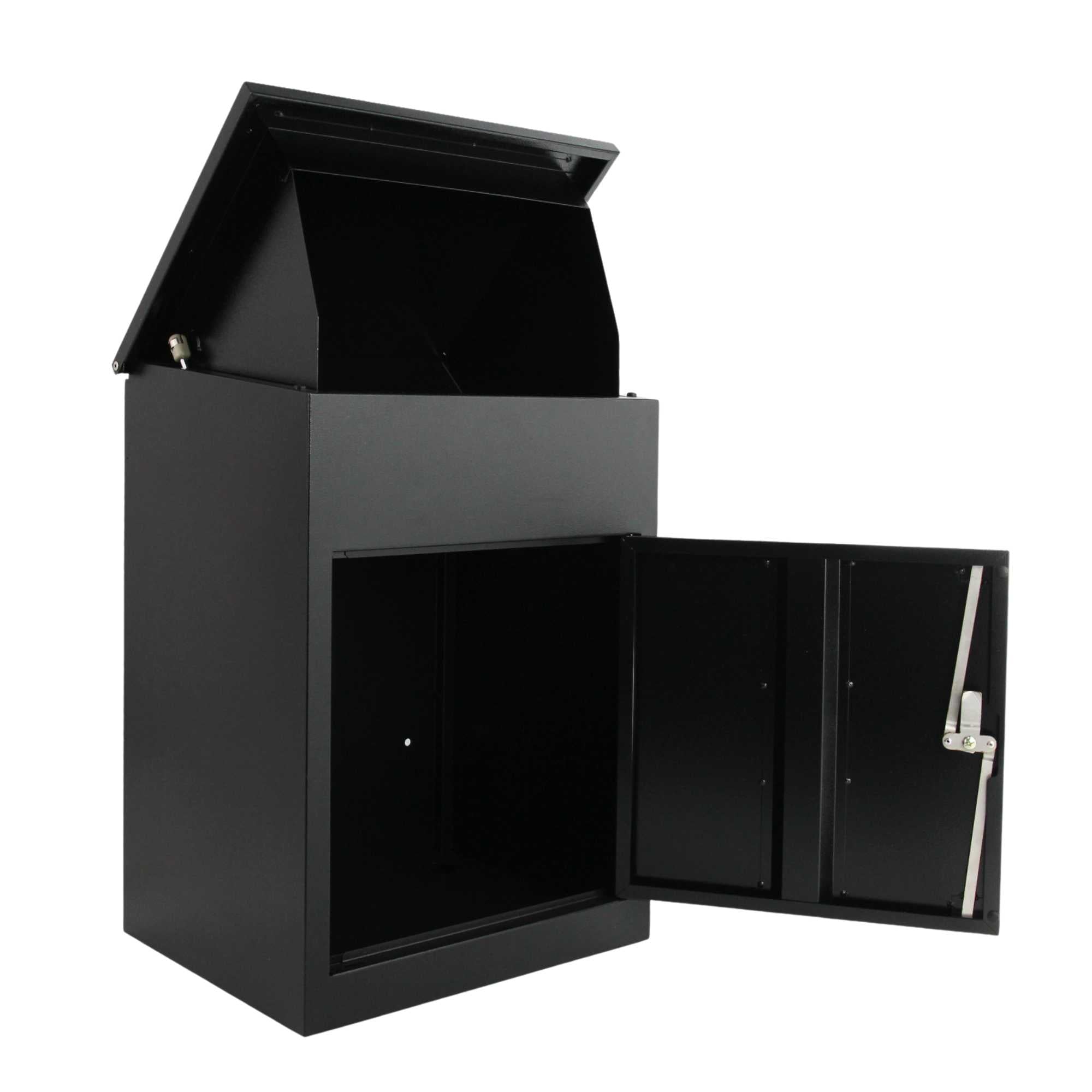 Parcel Delivery Drop Box Mailbox - Secure Home Package Post Locker 44x35x58cm 7