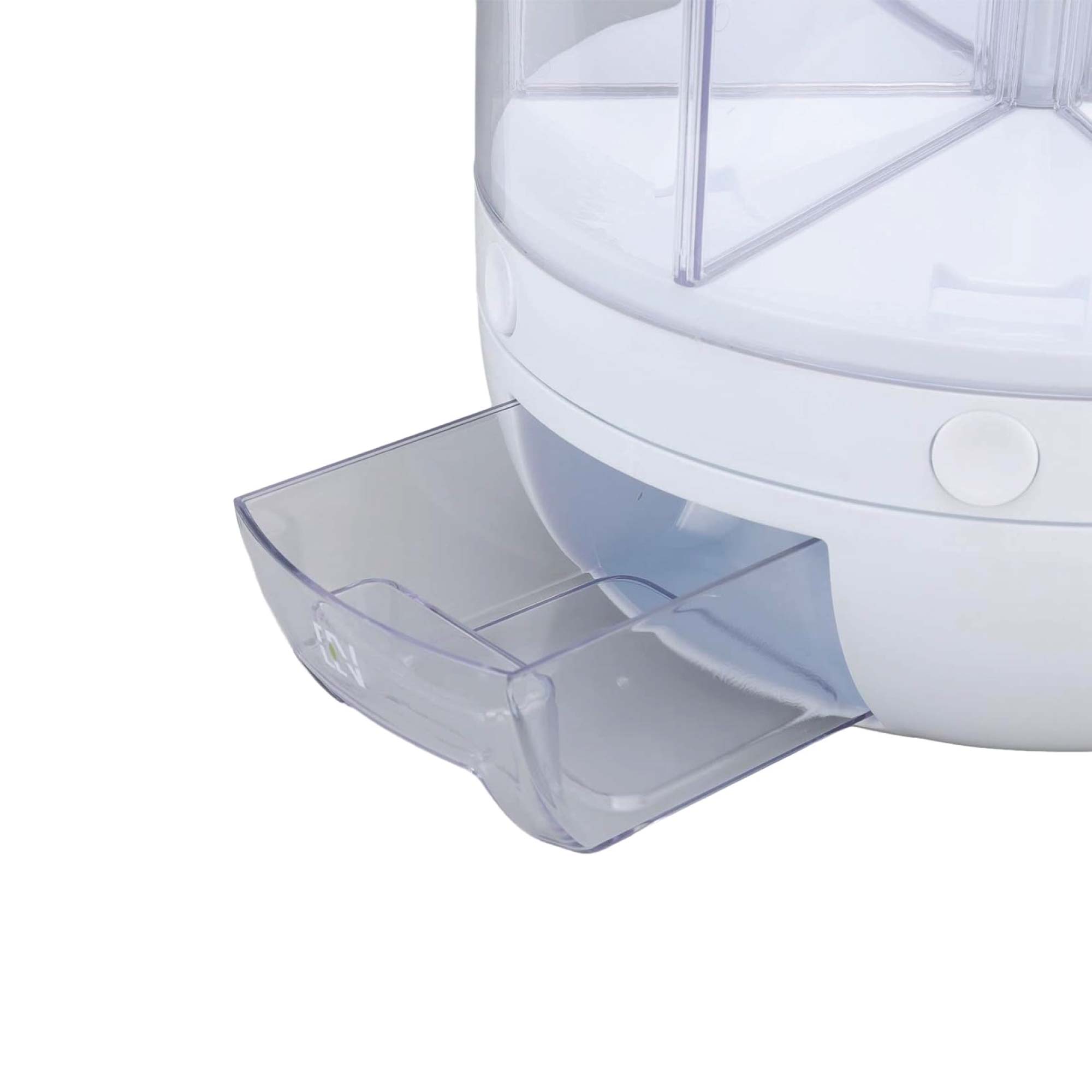 6 Grid Rotating Food Grain Dispenser 7.2L - Large Compartment Storage Container 10