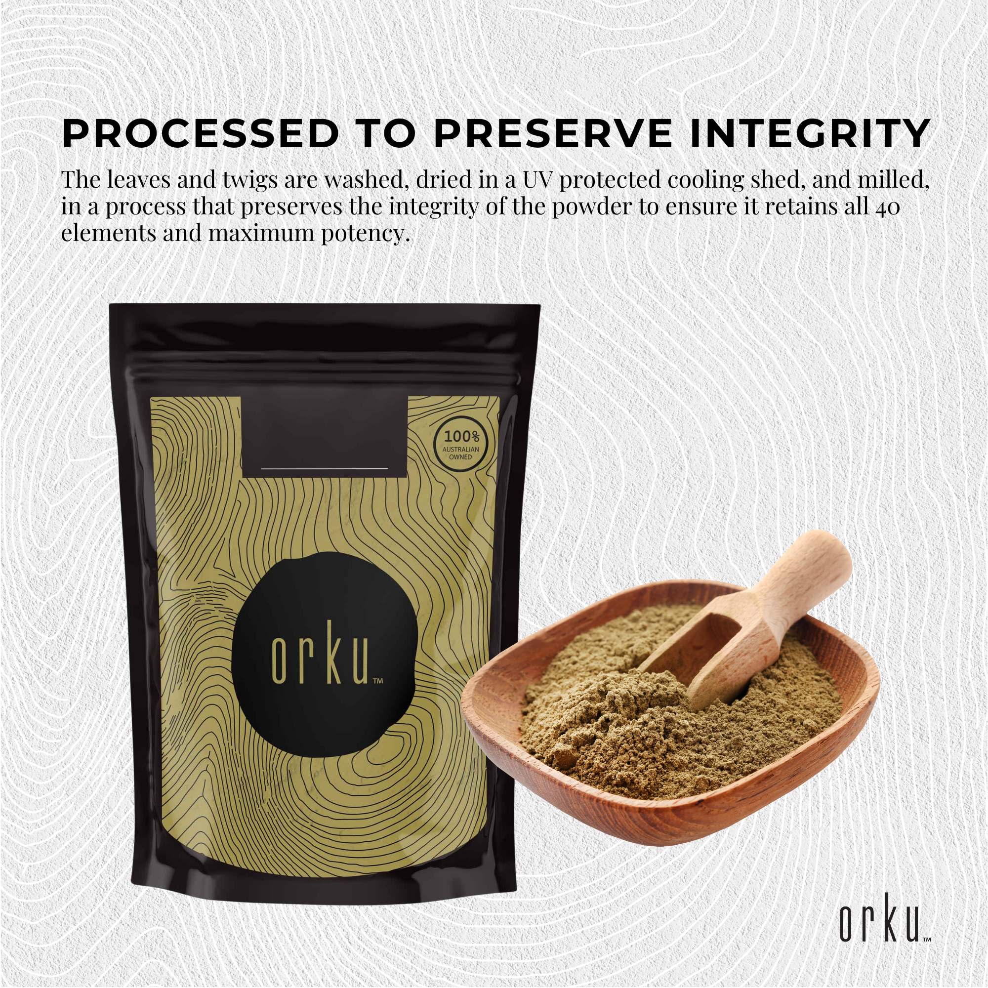 100g Gumby Gumby Pure Powder - Gumbi Aboriginal Plant Pittosporum Angustifolum 6