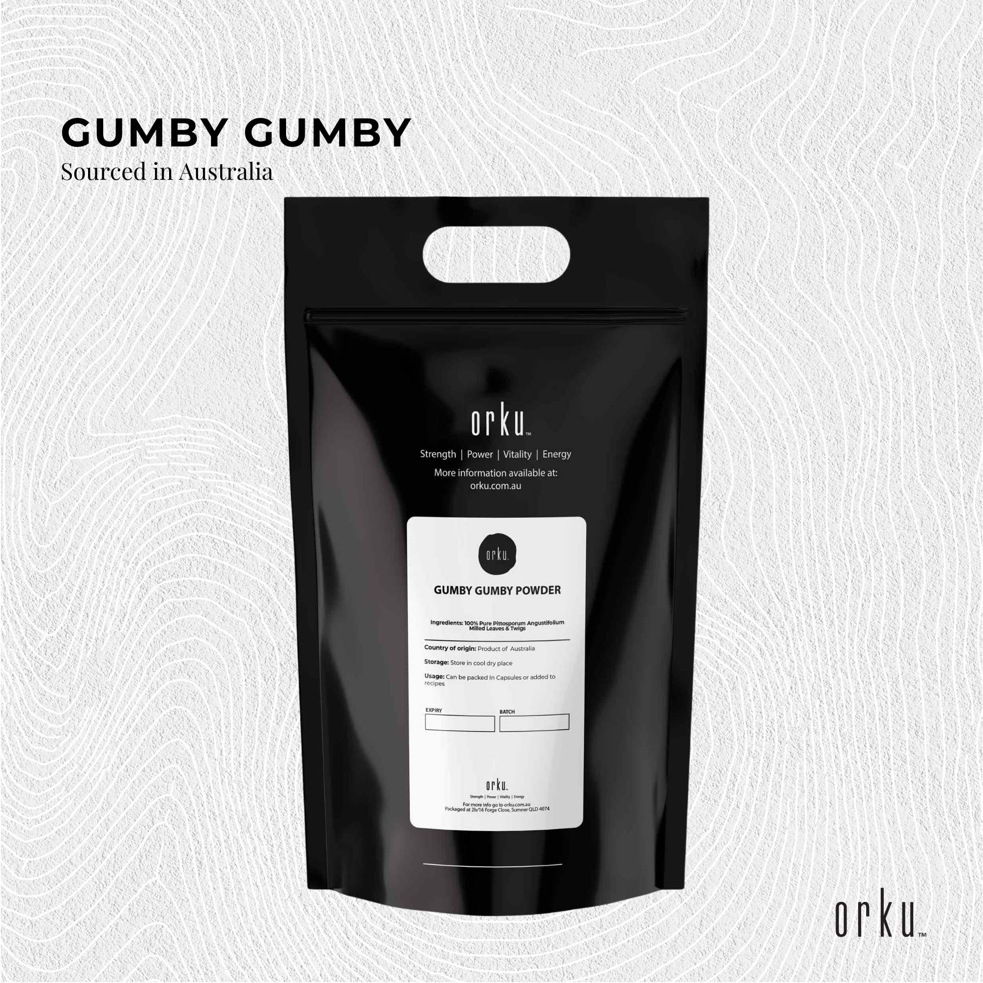 5Kg Gumby Gumby Pure Powder - Gumbi Aboriginal Plant Pittosporum Angustifolum 3