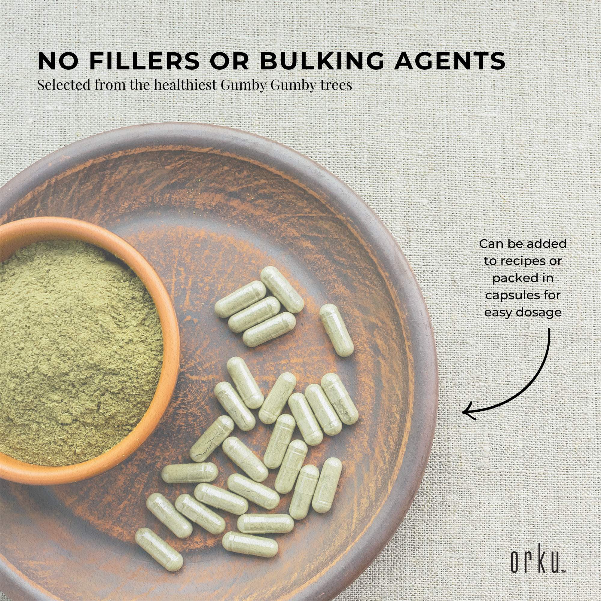 600g Gumby Gumby Pure Powder Tub Gumbi Aboriginal Plant Pittosporum Angustifolum 7