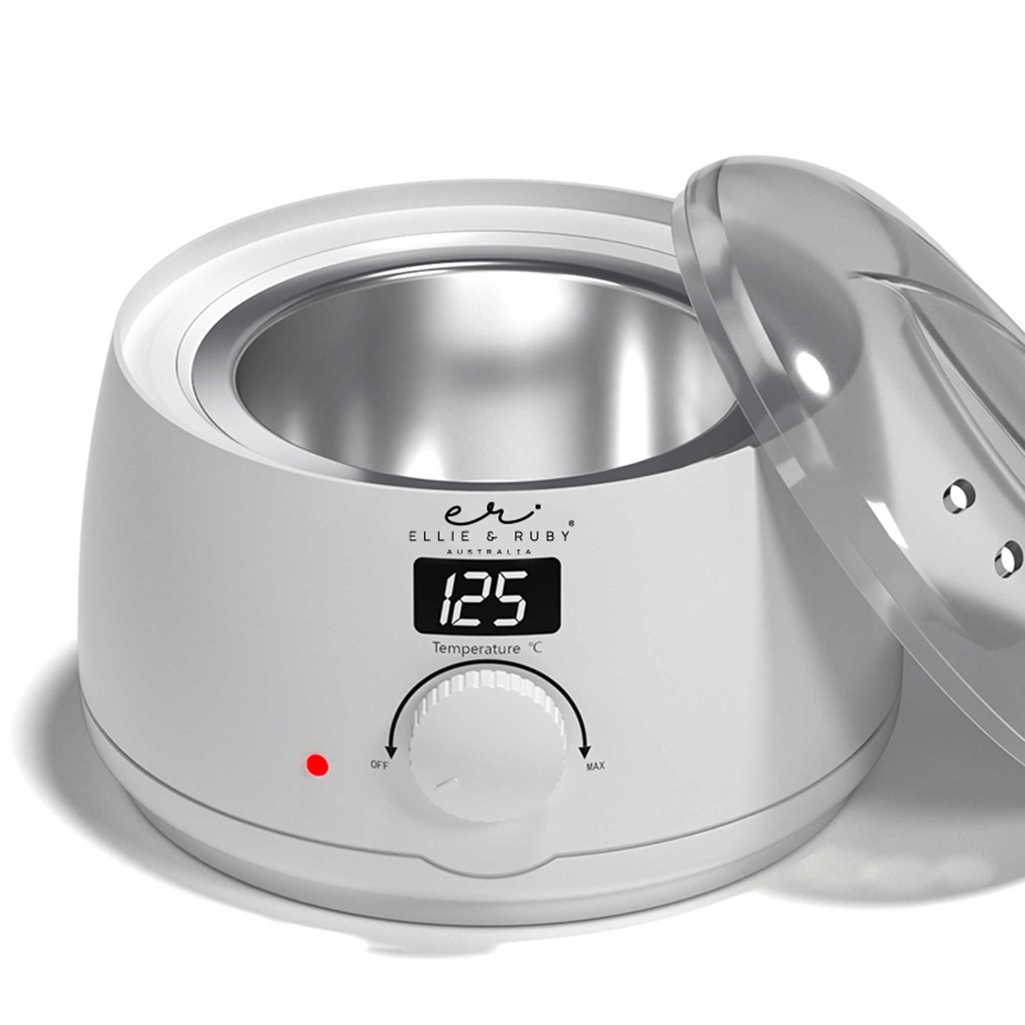 500ml Electric Wax Warmer Digital White - Hair Removal Depilatory Heater 3