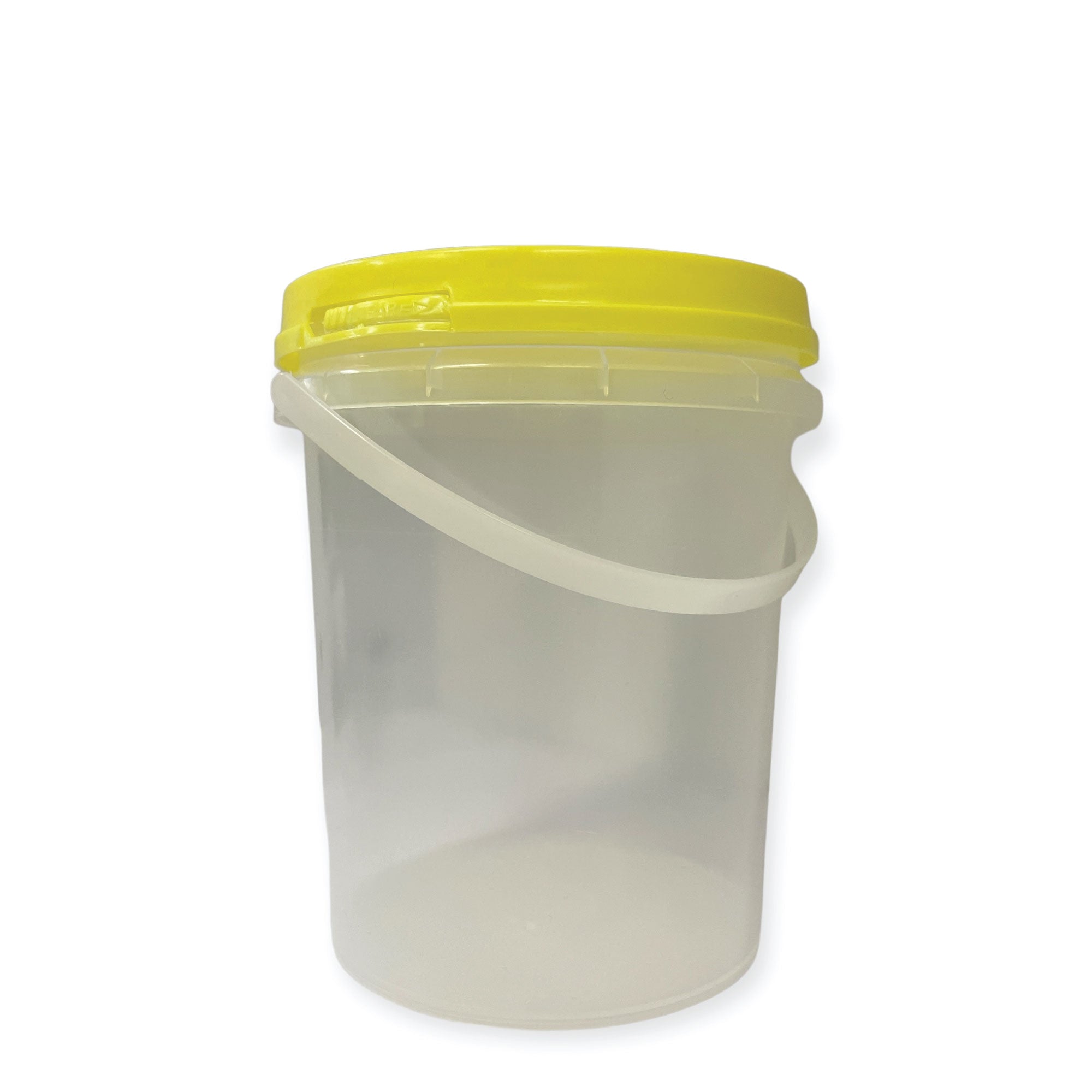 Bulk 10 x 1.2L Honey Bucket with Lid - 1.5Kg Clear Tamper Proof Plastic Tub 4