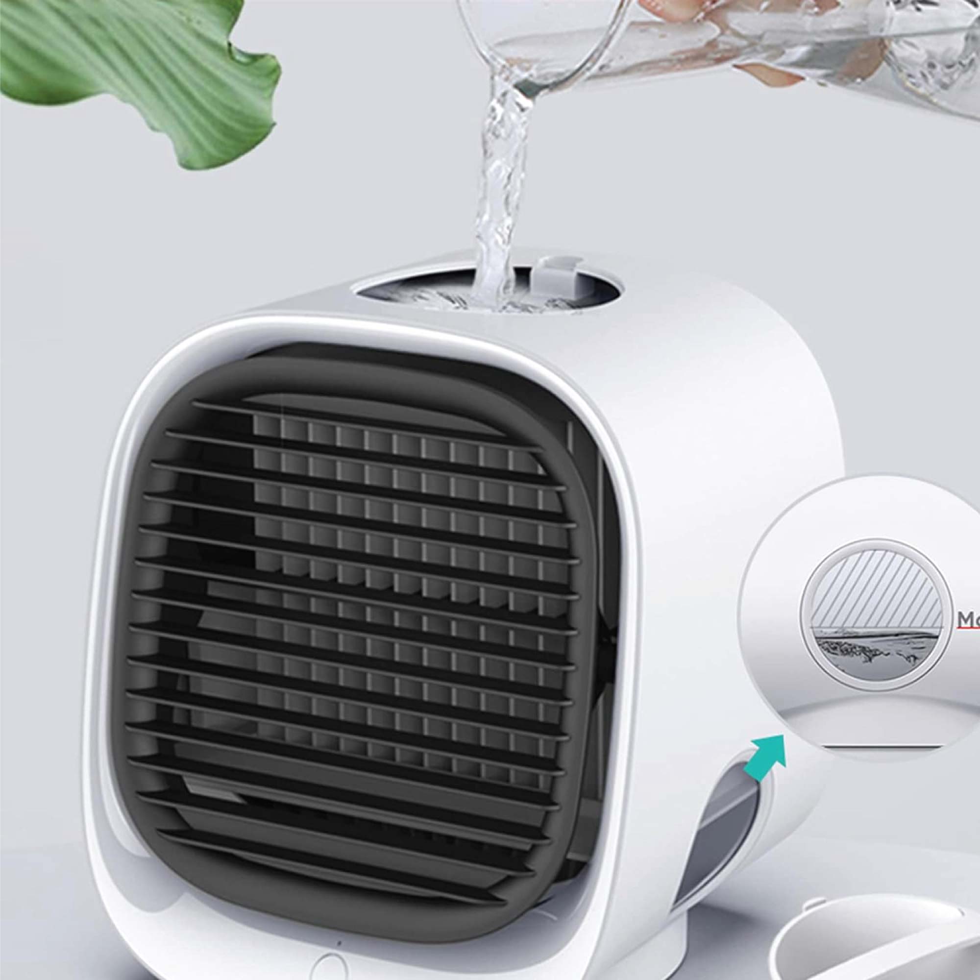 USB Mini Air Purifier - Portable Desktop Air Conditioner Cooling Fan With Water 3
