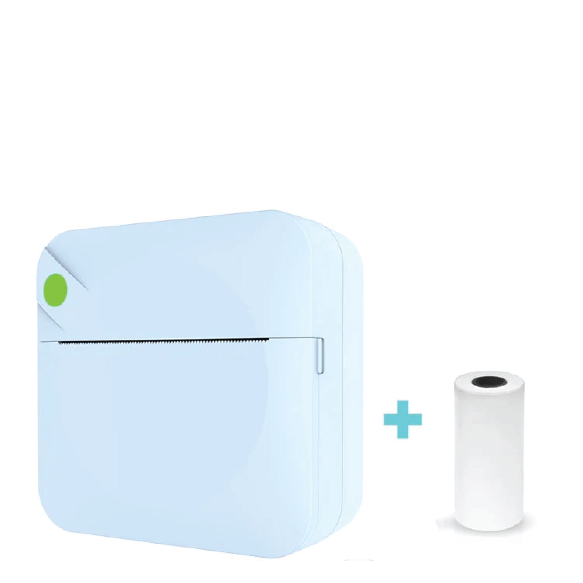 Portable Mini Printer Blue - Inkless Bluetooth Phone Pocket Thermal Printing 12
