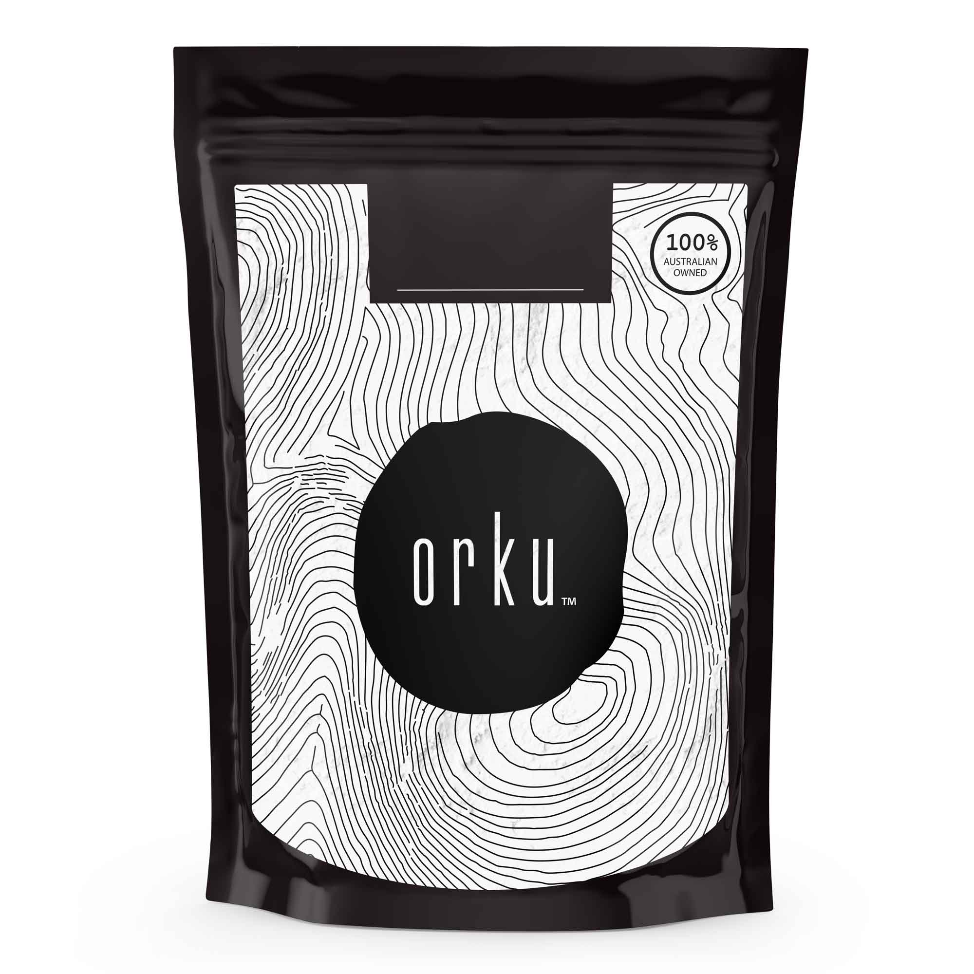 Orku 1Kg Chicory Root Inulin Powder - Unflavoured Natural Prebiotic Fibre
