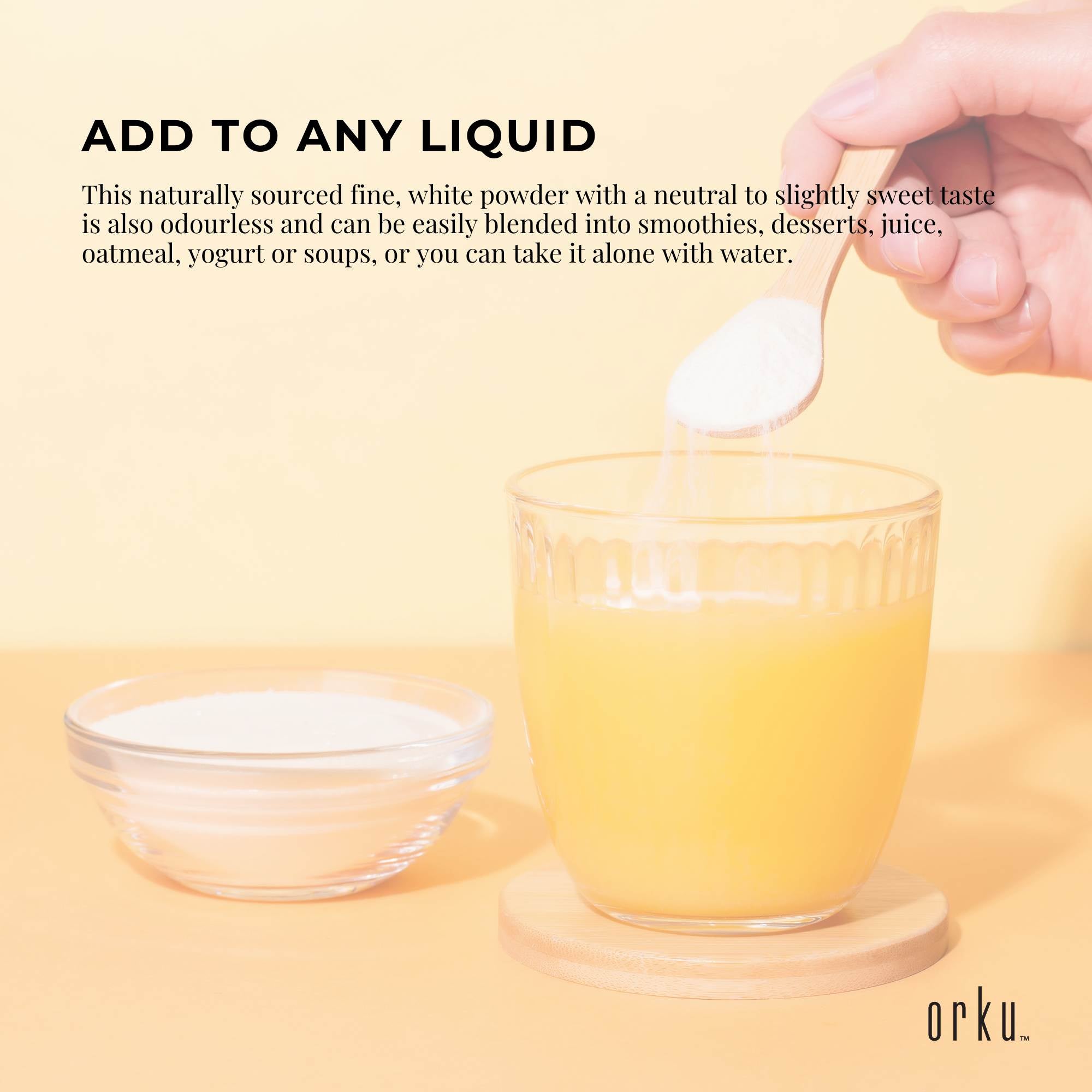 Orku 3.5Kg Chicory Root Inulin Powder Tub - Unflavoured Natural Prebiotic Fibre 5