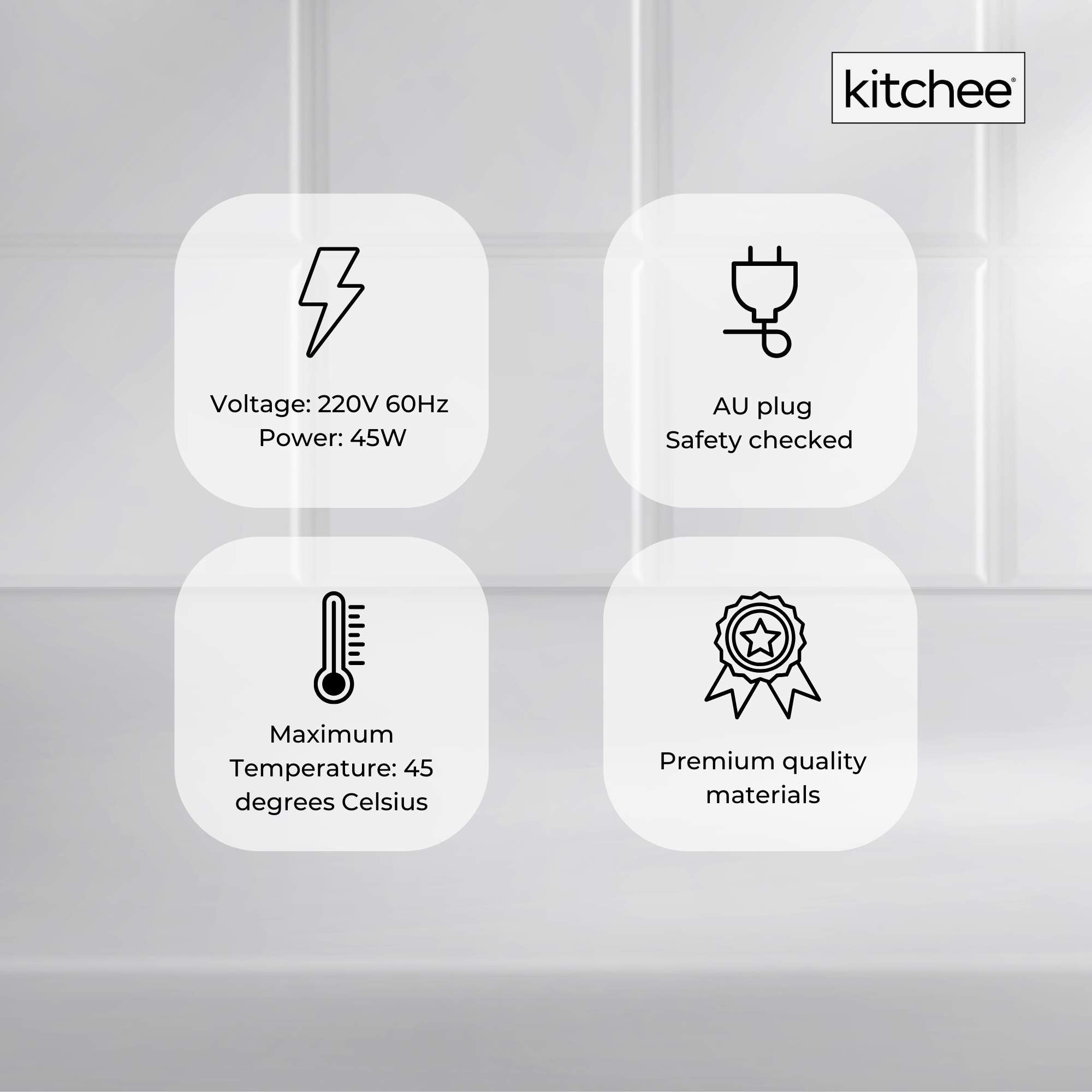 Kitchee 3 Tier Mini Chocolate Fountain Fondue Electric Machine 7