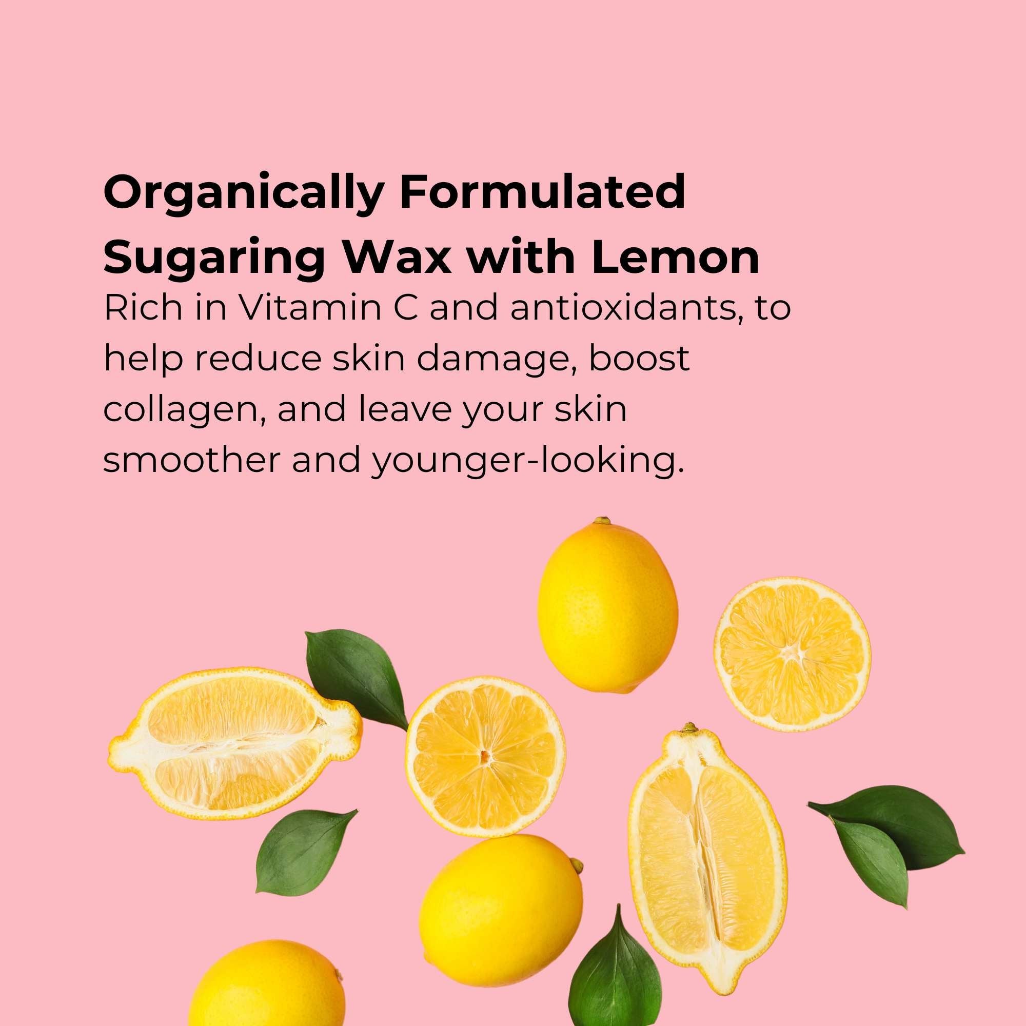 150g Sugaring Wax with Lemon with Reusable Strips - Home Hair Removal Kit 5