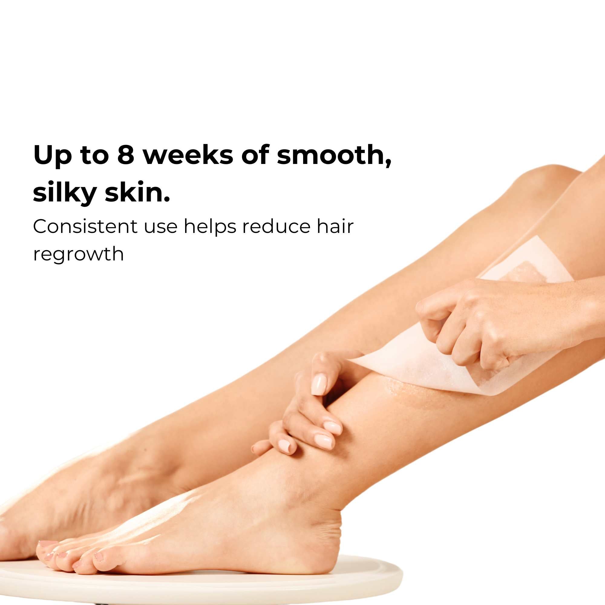 150g Sugaring Wax with Rose Oil - Reusable Strips - Home Hair Removal Kit 7