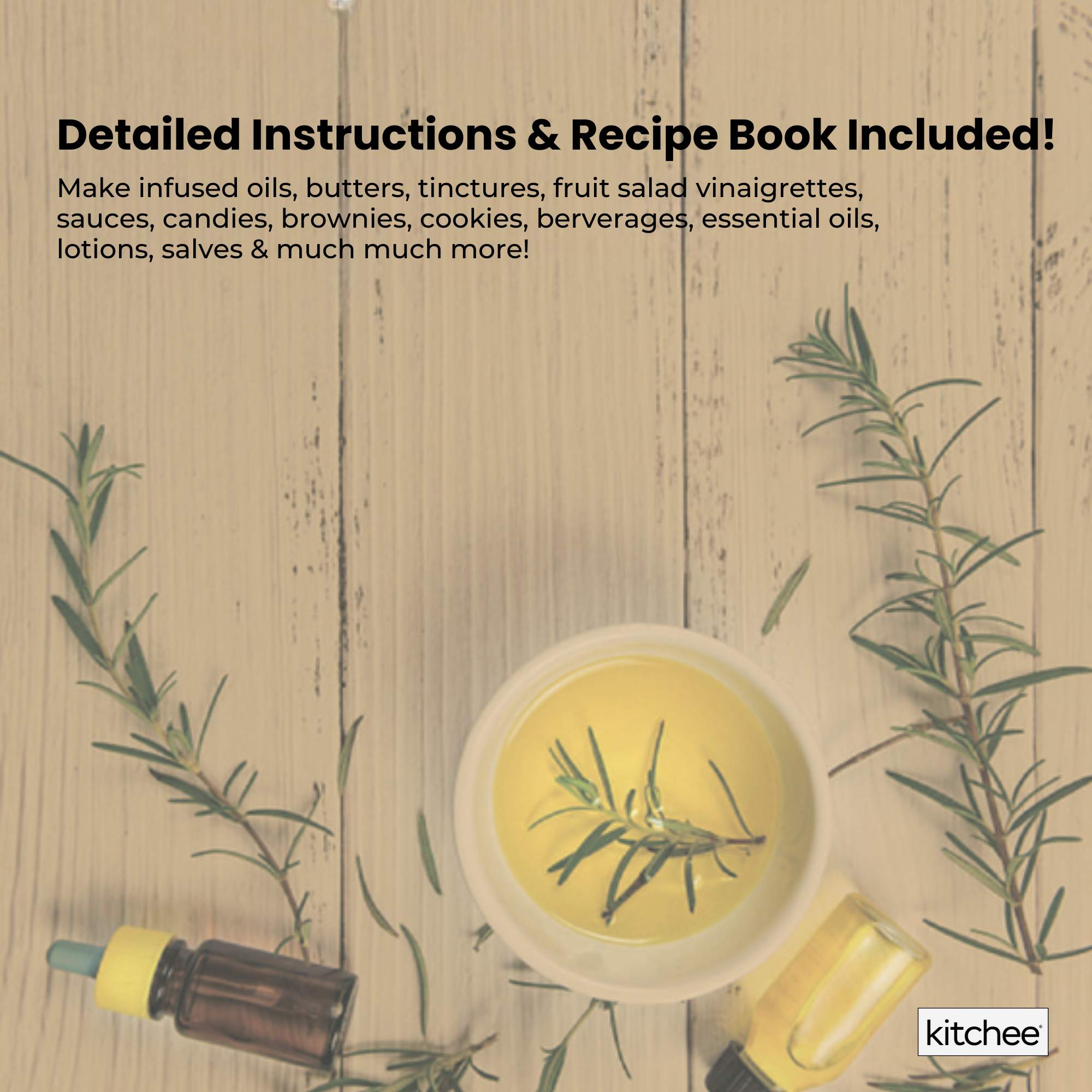 Kitchee Electric Butter Oil Herbal Infuser & Extractor + Decarboxylator Machine 8