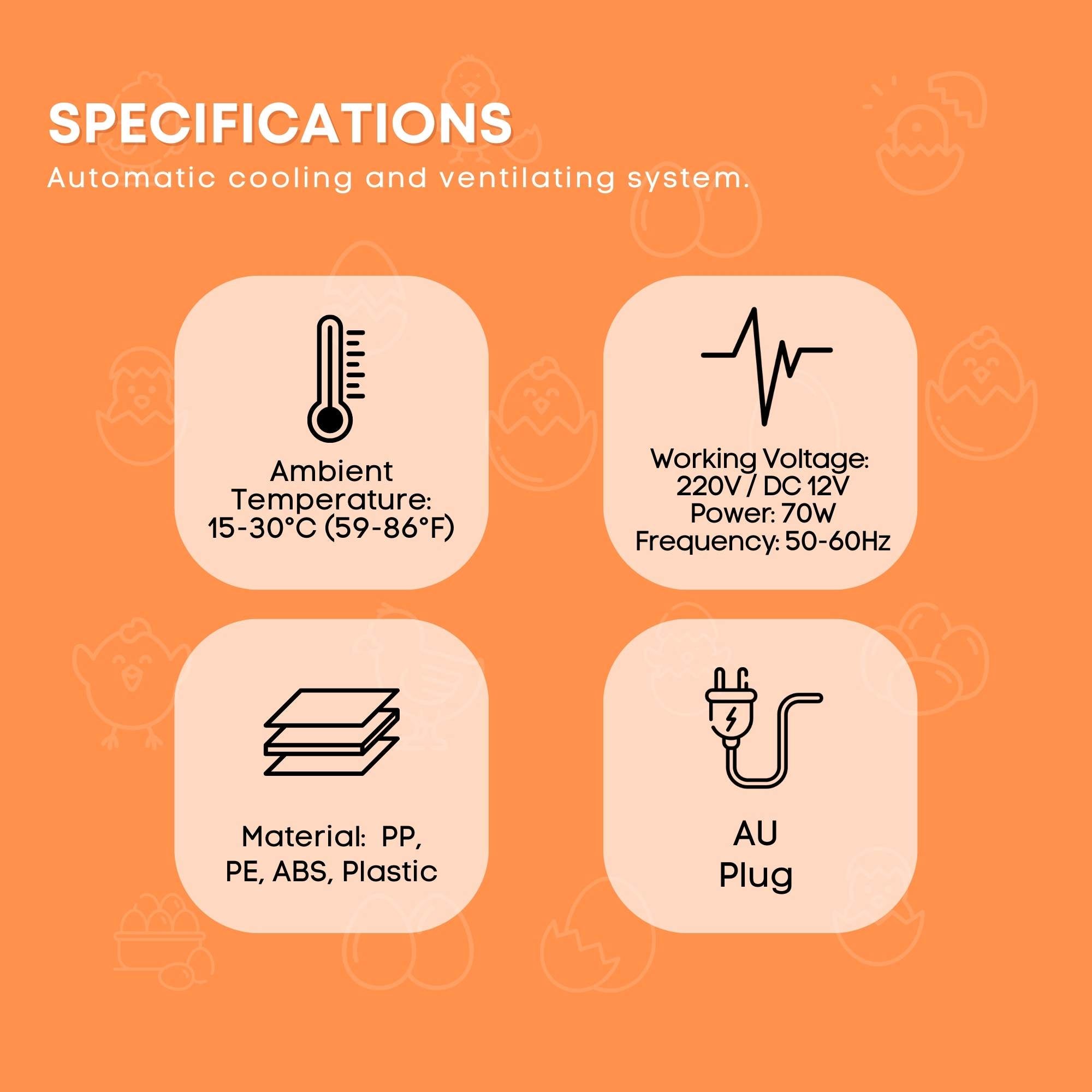 Automatic 12 Egg Incubator - Electric Digital Turning Chicken Quail Duck Hatching 8