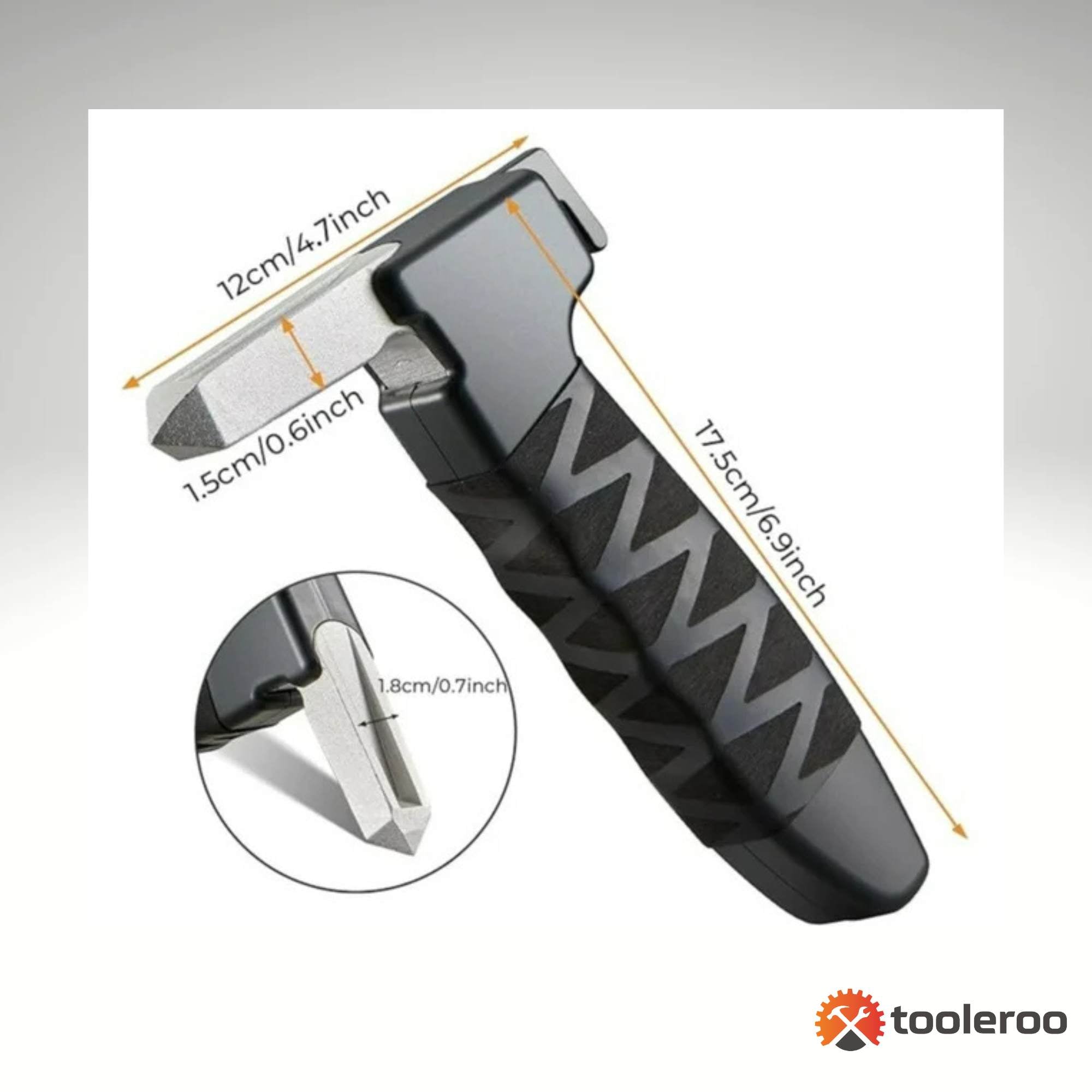 Tooleroo Car Cane Handle 3-in-1 Handy Grip - Lightweight Portable Mobility Tool 6