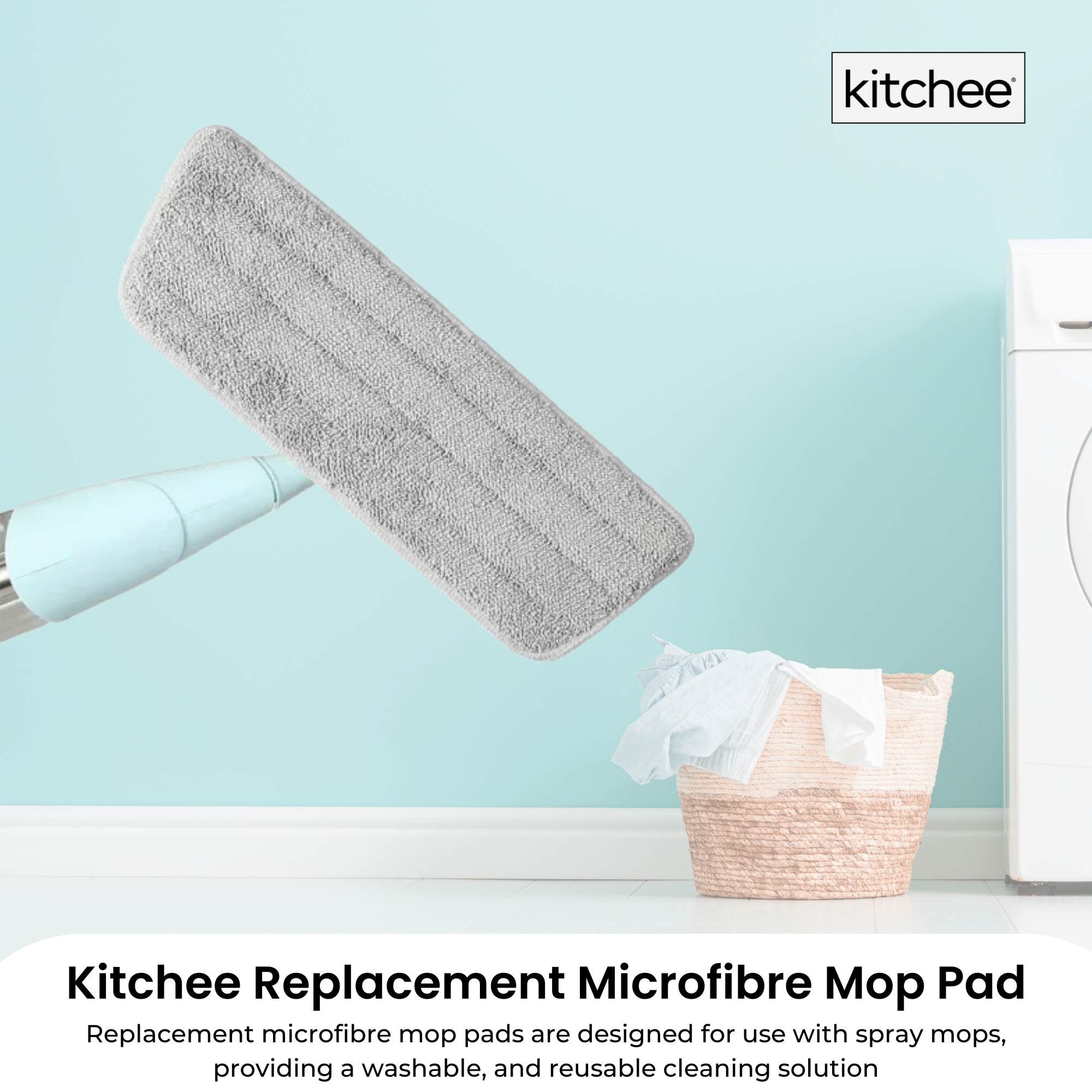 Kitchee Replacement Microfibre Mop Pad for Kitchee Refillable Spray Floor Mop 5