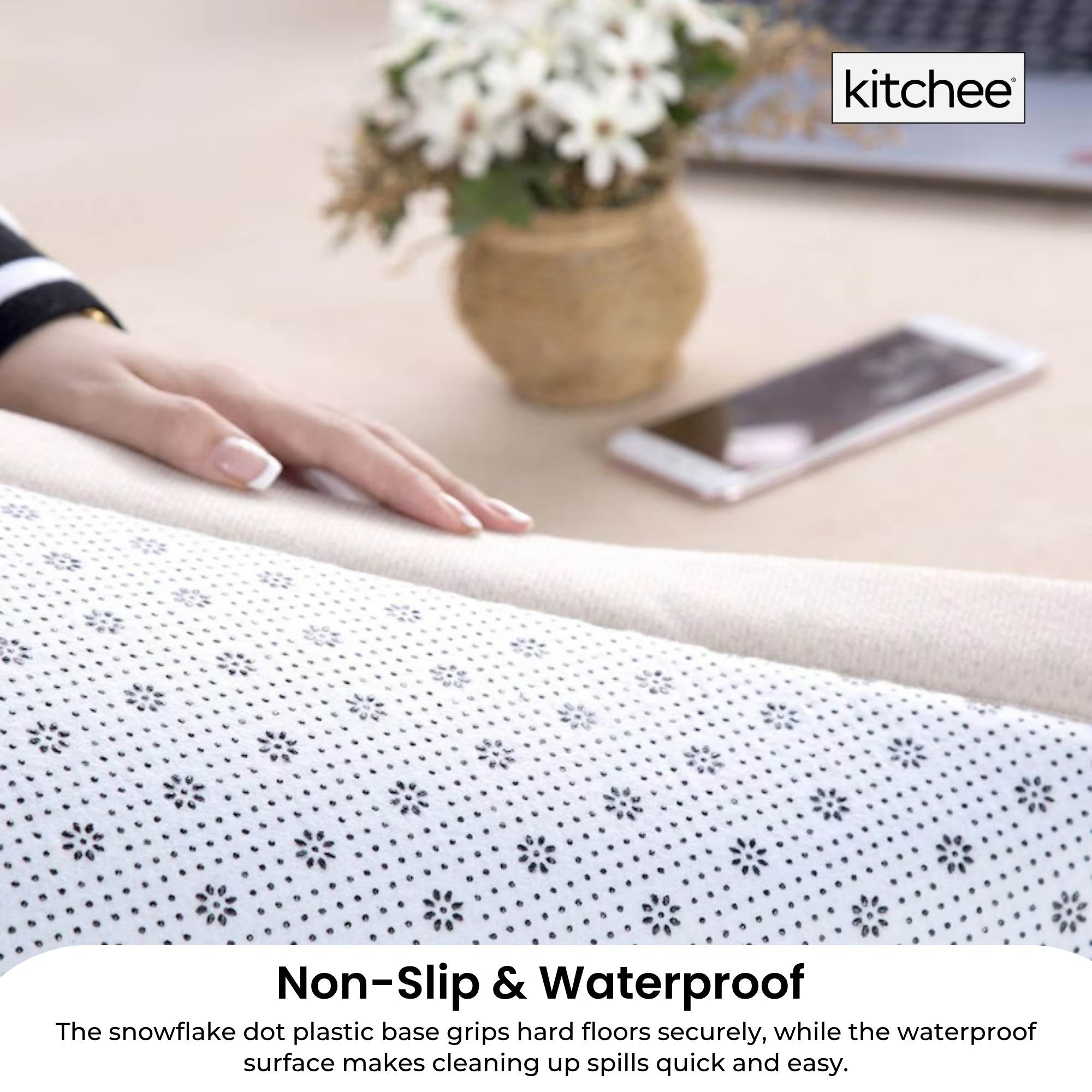 Kitchee Kids Foam Floor Play Mat 150x200cm – Padded Thick Soft Tatami Style Grey 4