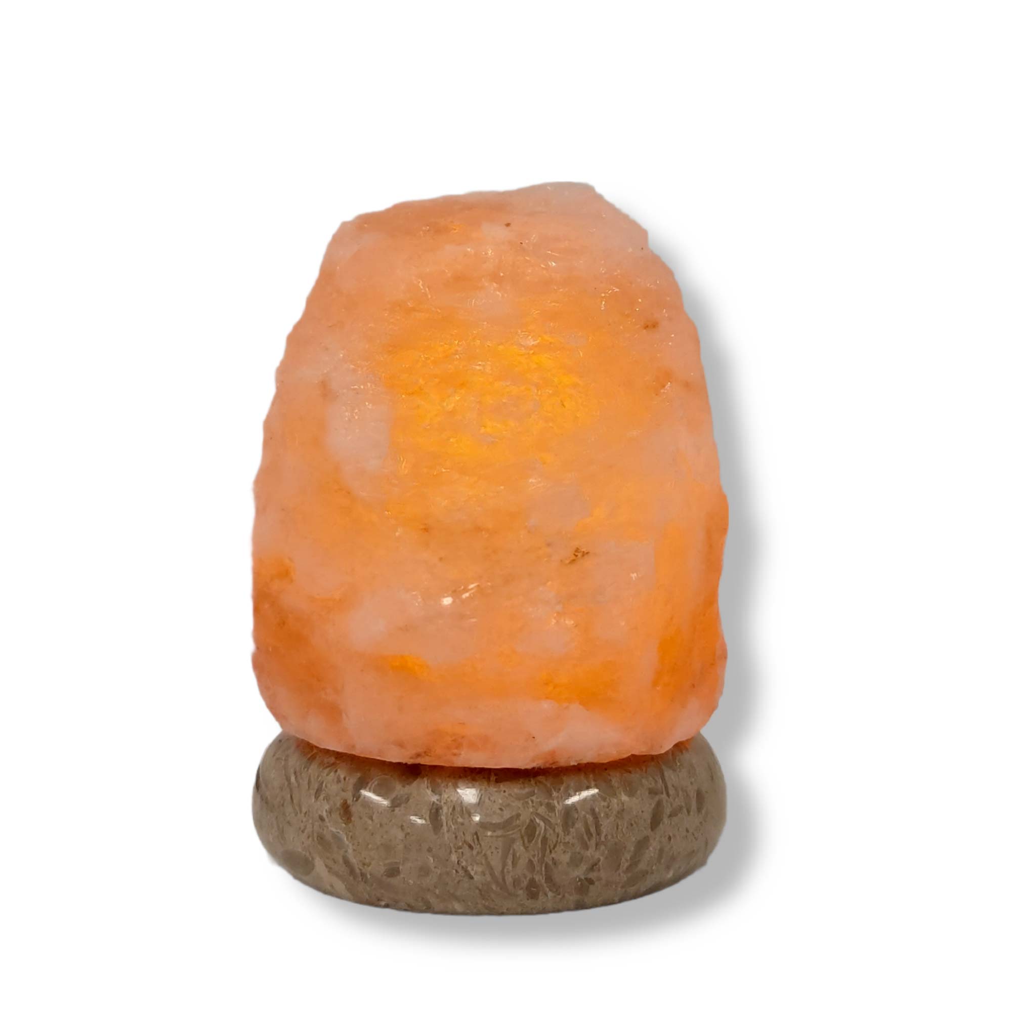USB Colour Changing Salt Himalayan Lamp - Natural Shape Pink Rock LED Light 3