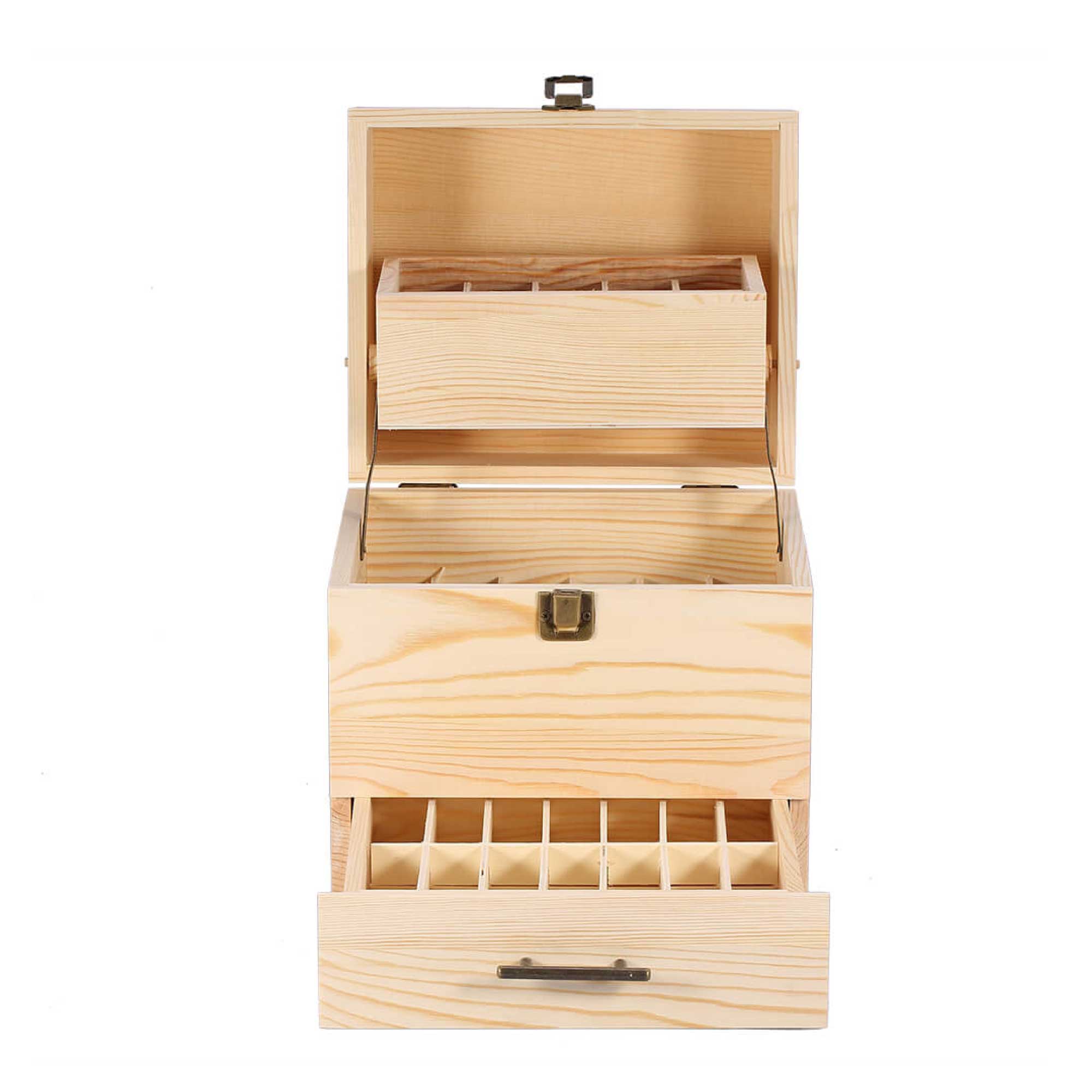59 Slots Essential Oils Storage Box - Wooden 3-Tier Bottle Holder 6