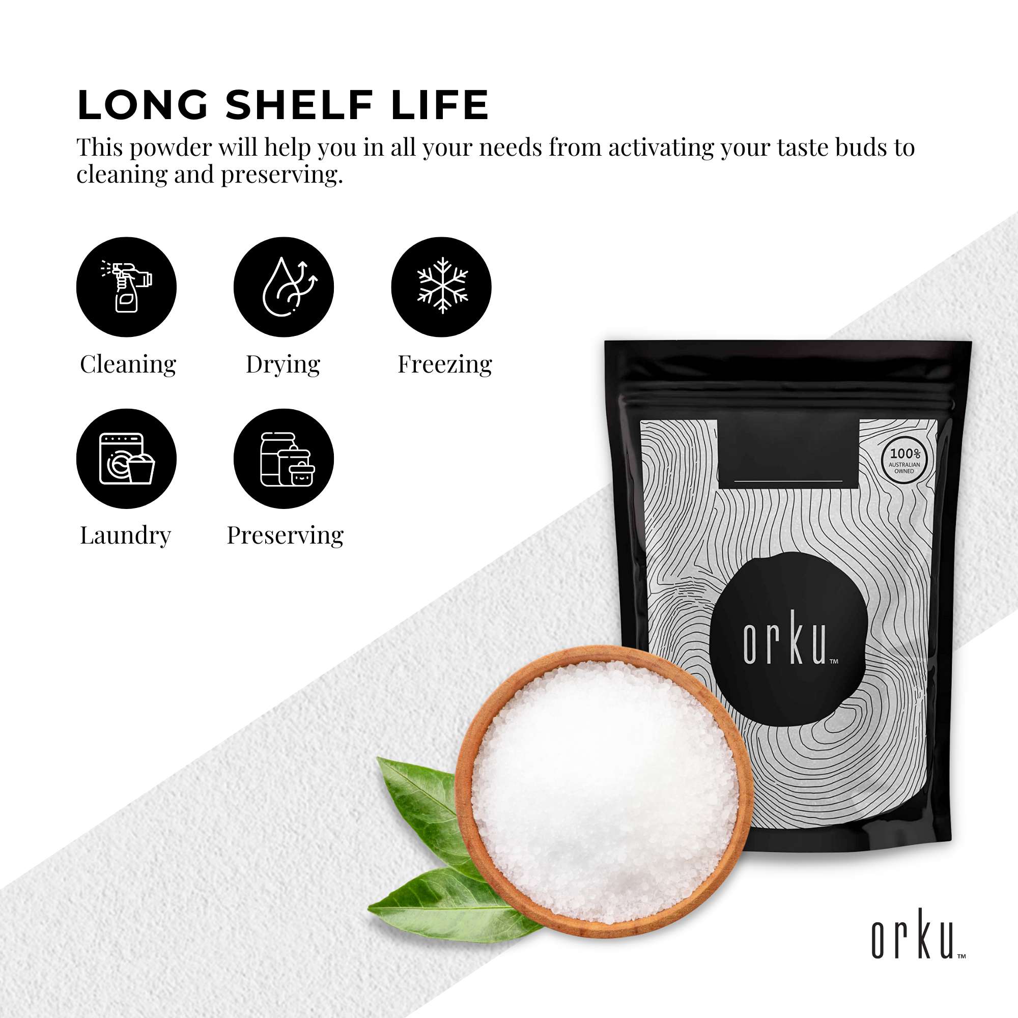 2Kg Citric Acid Powder - Food Grade Anhydrous GMO Free Preservative c6h807 5