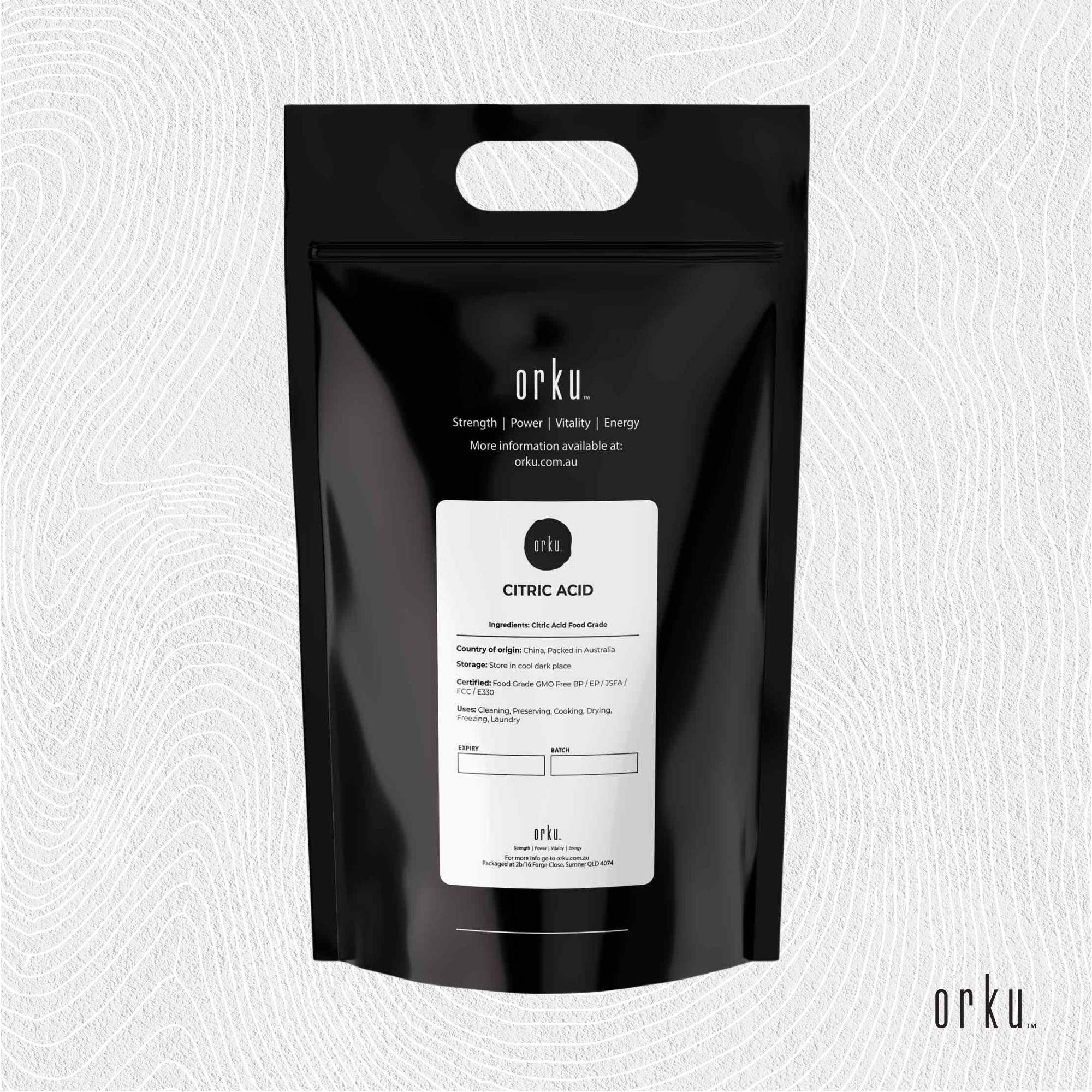 5Kg Citric Acid Powder - Food Grade Anhydrous GMO Free Preservative c6h807 3