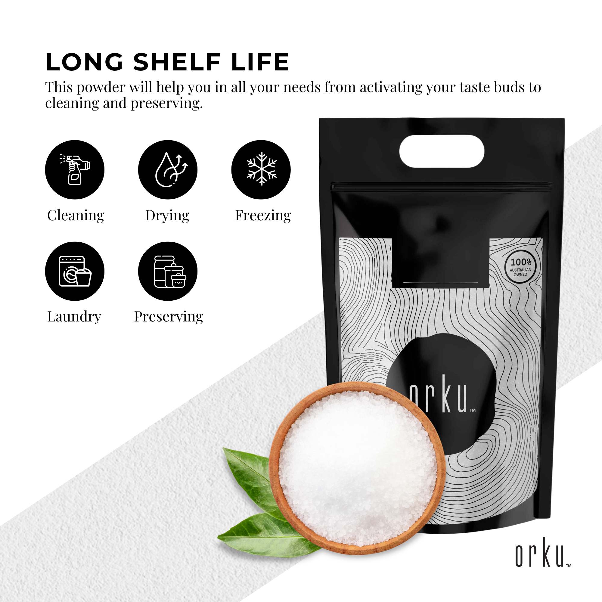 Bulk 10Kg Citric Acid Powder - Food Grade Anhydrous GMO Free Preservative c6h807 5