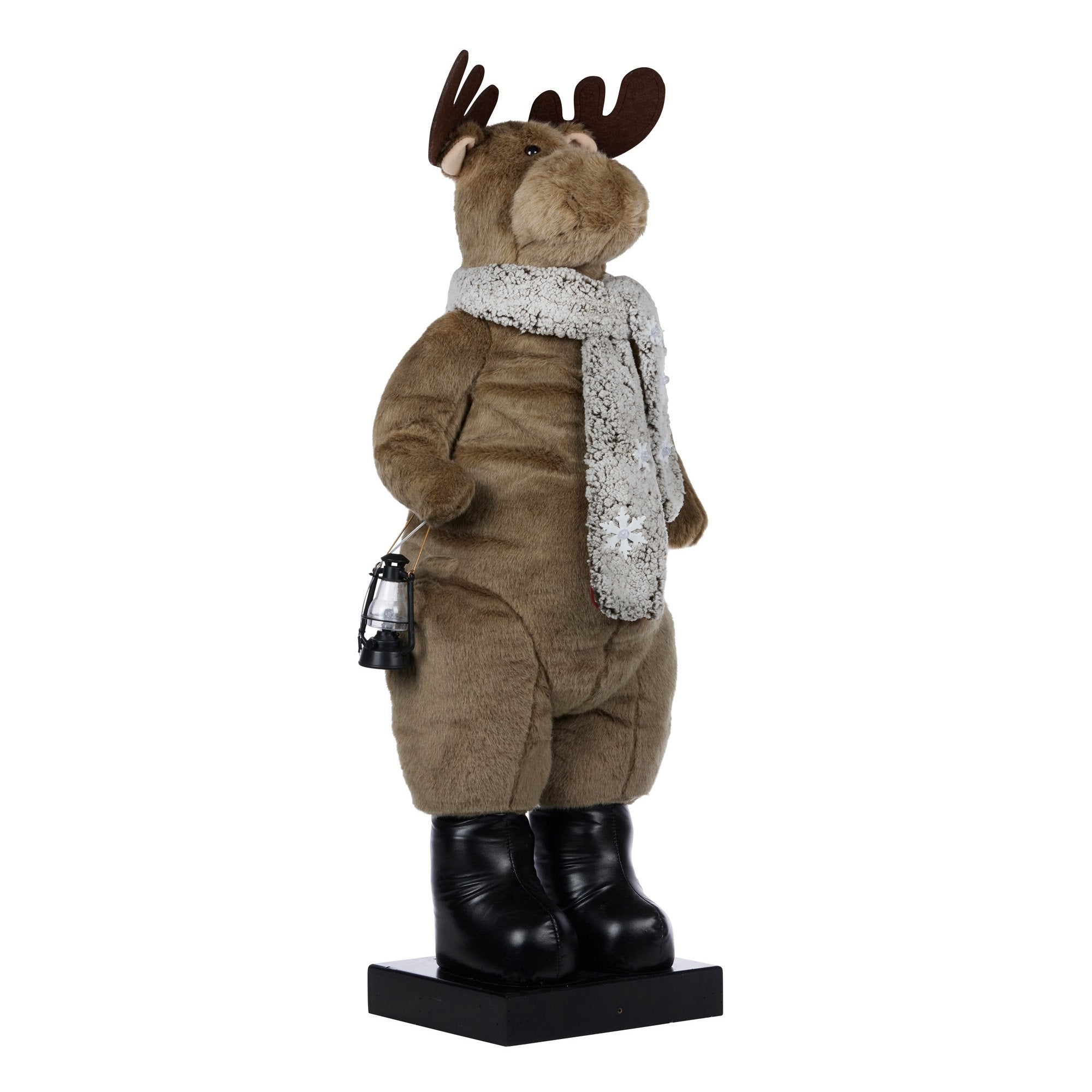 Christabelle 1.1m Musical LED Animated Christmas Moose Decoration Light-Up Lantern Ornament 5