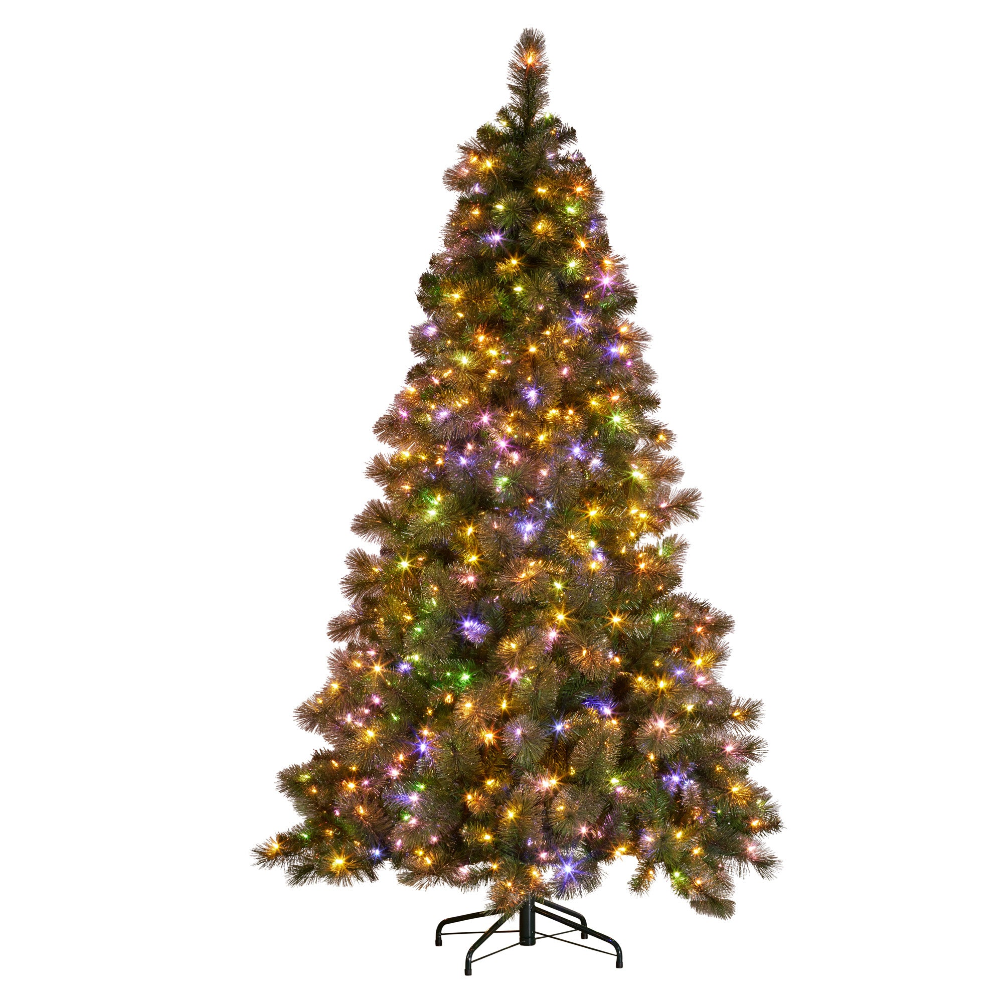 Christabelle 9ft Christmas Tree Glittery Gold Pine Needles 850 Led Lights Xmas 5
