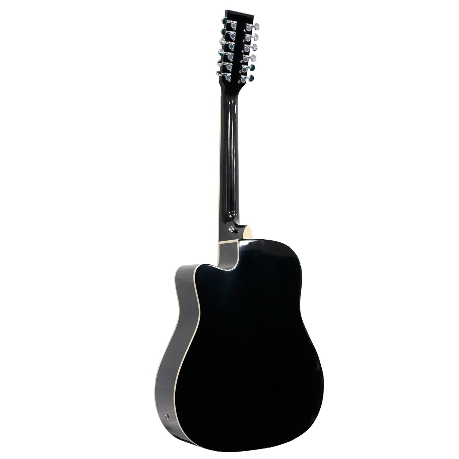 Karrera 12-String Acoustic Guitar with EQ - Black 3
