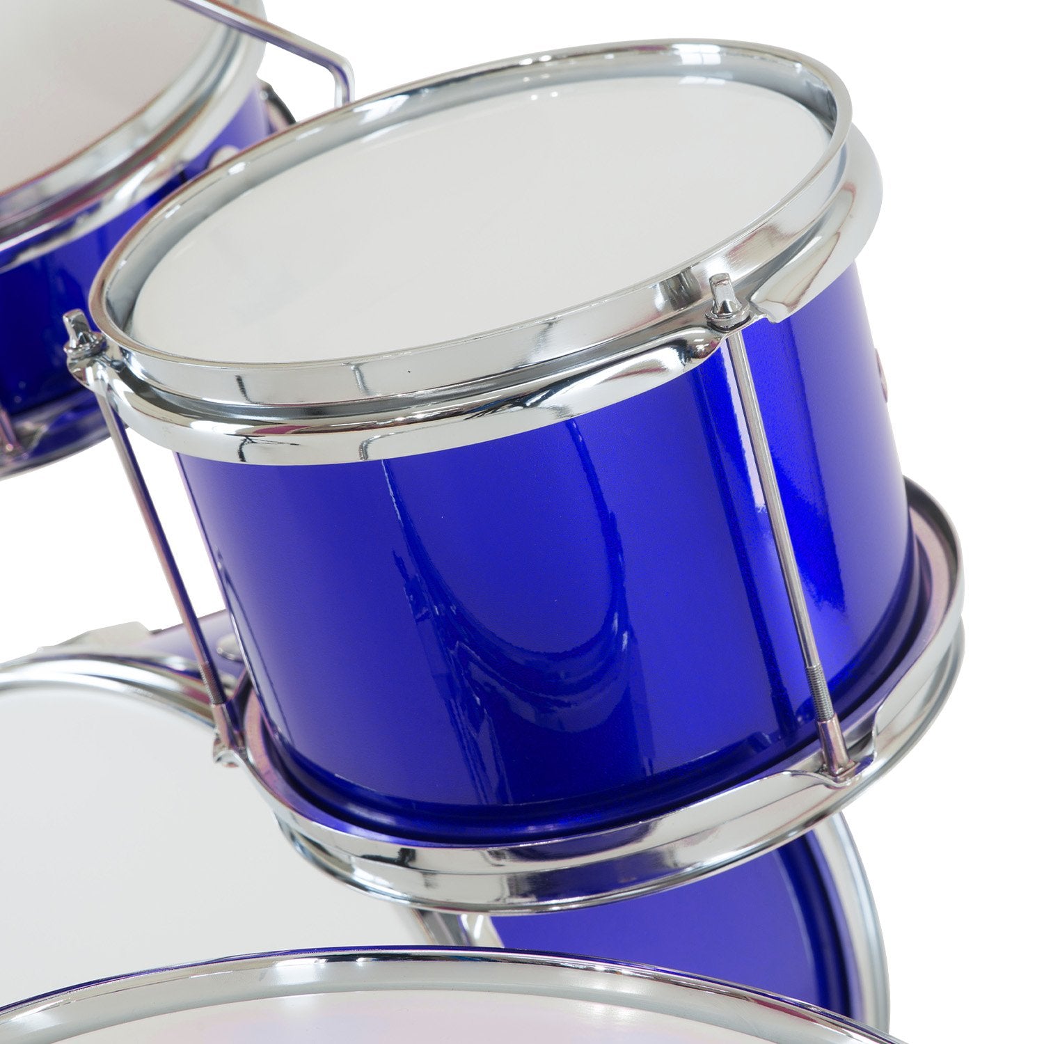 Karrera Children's 4pc Drum Kit - Blue 6