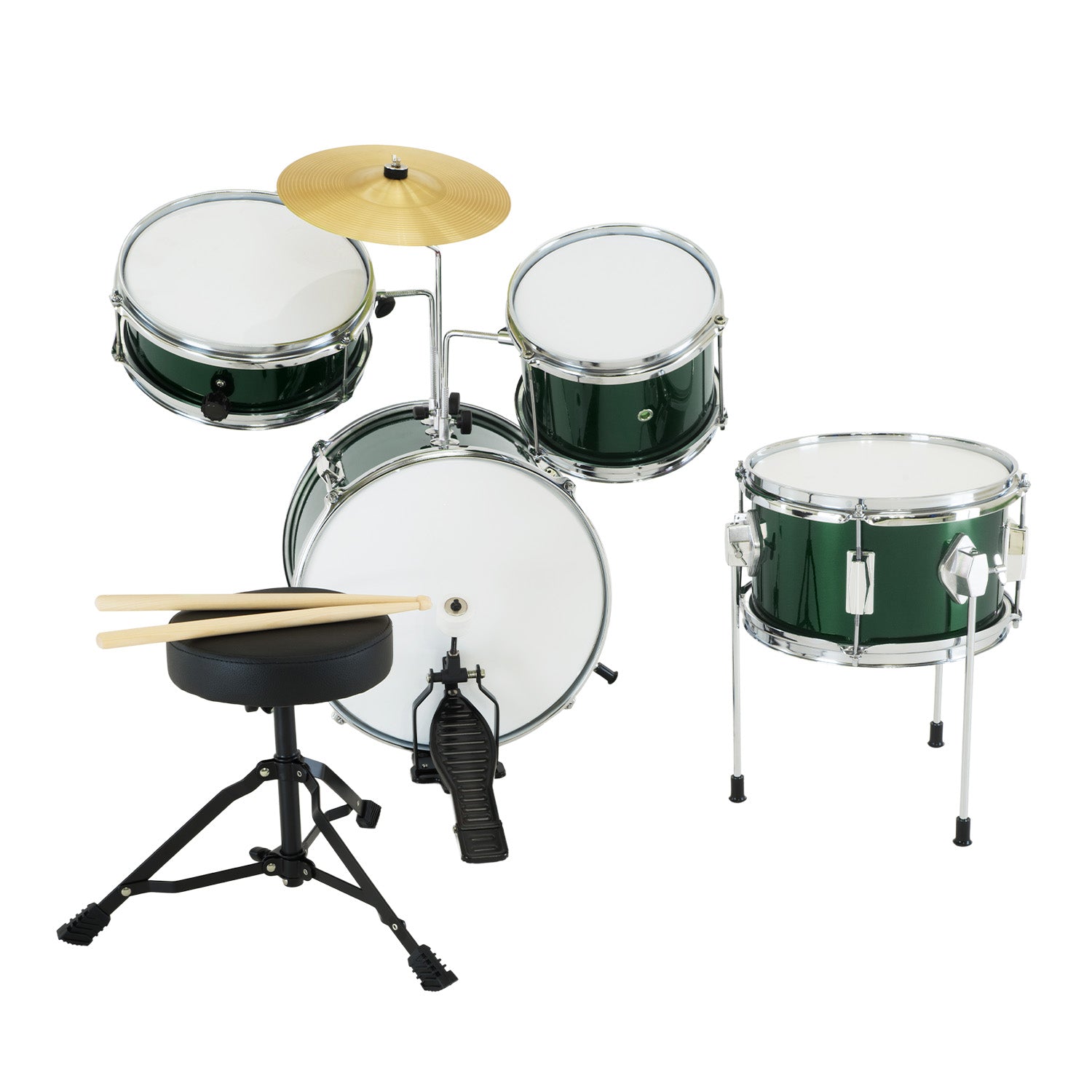 Karrera Children's 4pc Drumkit - Green 3