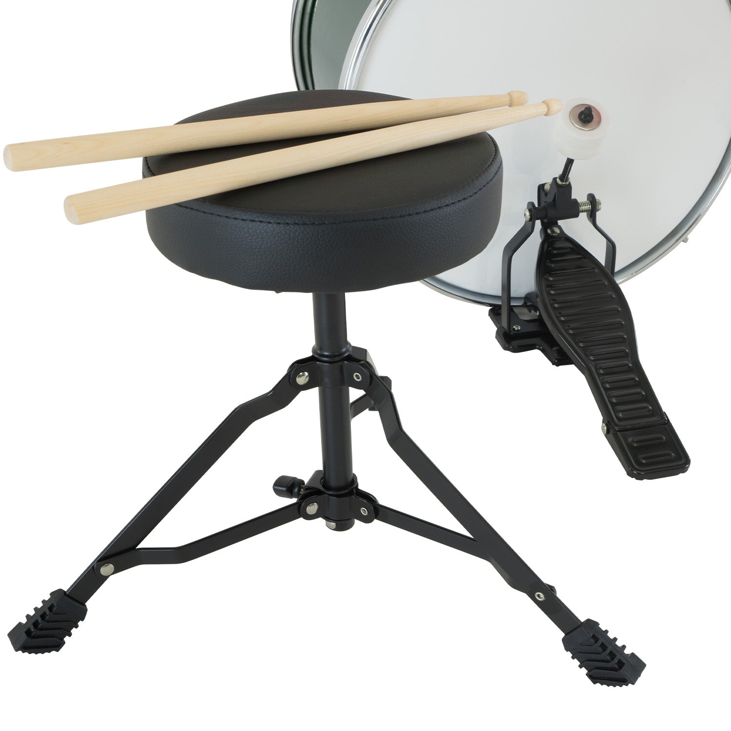 Karrera Children's 4pc Drumkit - Green 6