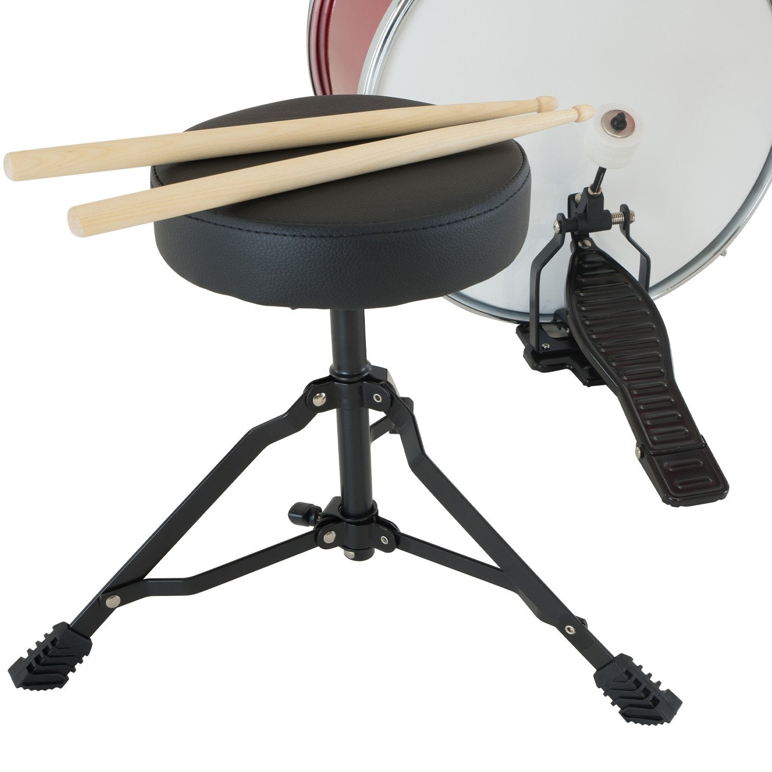 Karrera Children's 4pc Drum Kit - Red 6