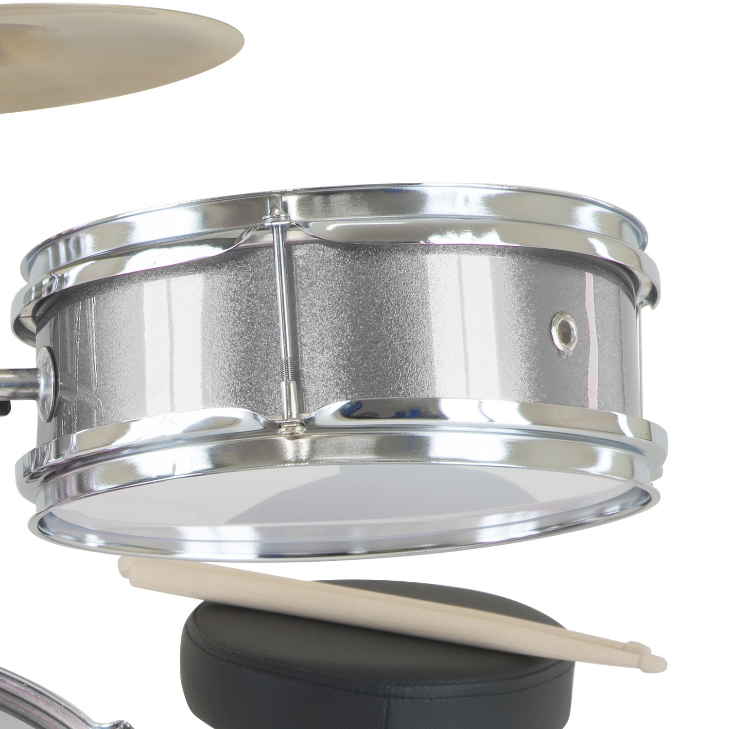 Karrera Childrens 4pc Drum Kit - Silver 5