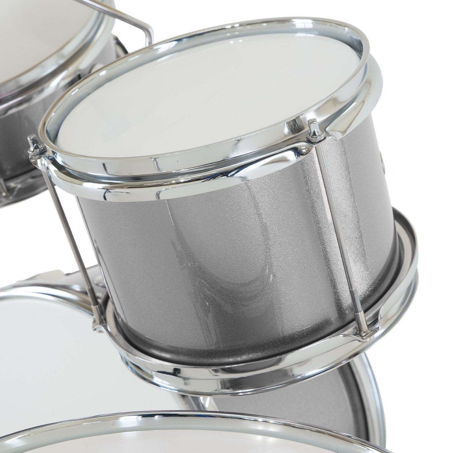 Karrera Childrens 4pc Drum Kit - Silver 6