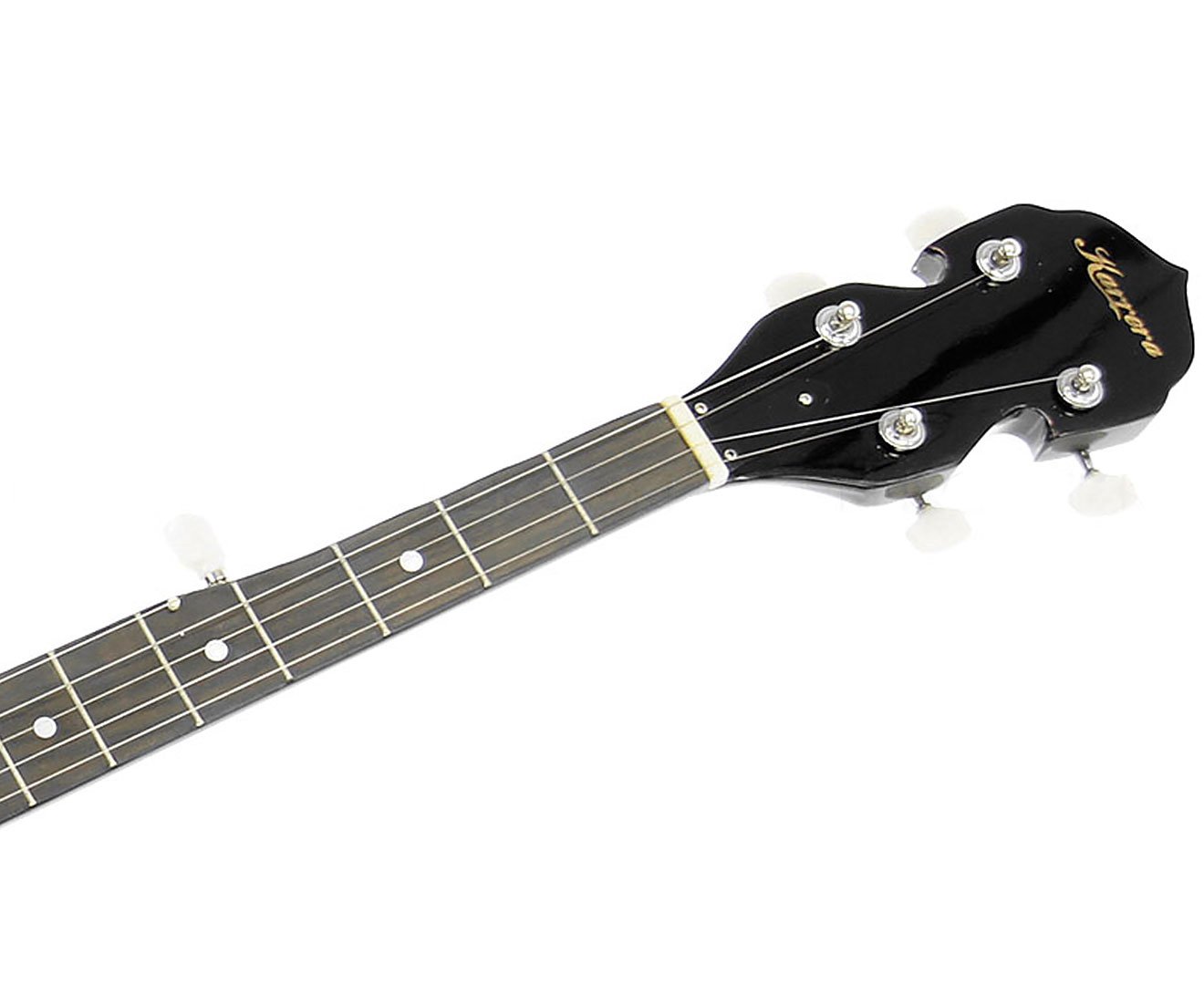 Karrera 5 String Resonator Banjo - Black 3