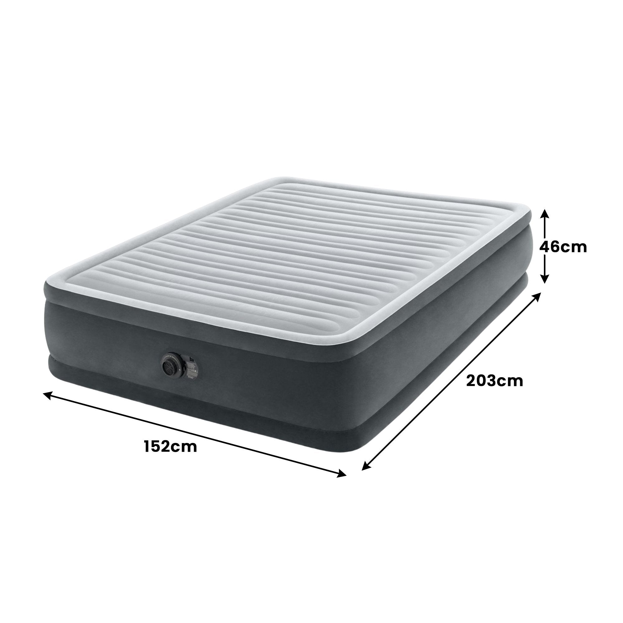 Intex Dura-Beam Deluxe Queen Comfort-Plush Elevated Air Mattress 3