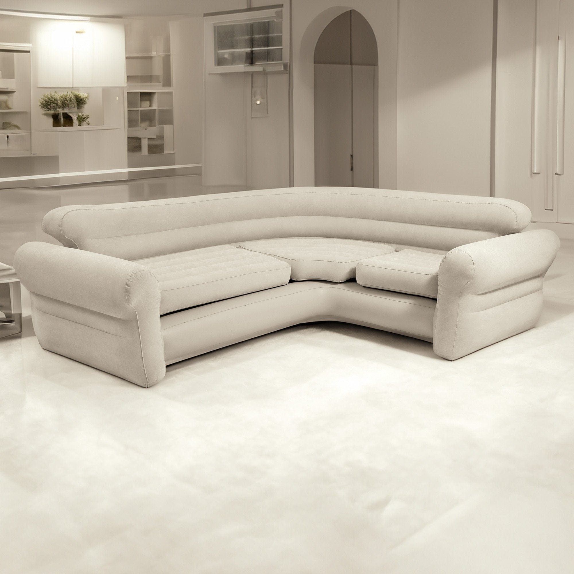 Intex Corner Sofa Inflatable Couch - L-shaped Corner Sofa 7