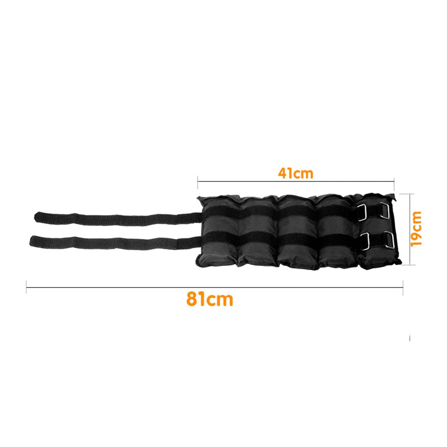 Powertrain Sports Heavy Duty Adjustable Ankle Weights 5 Kg 2 Pieces 4