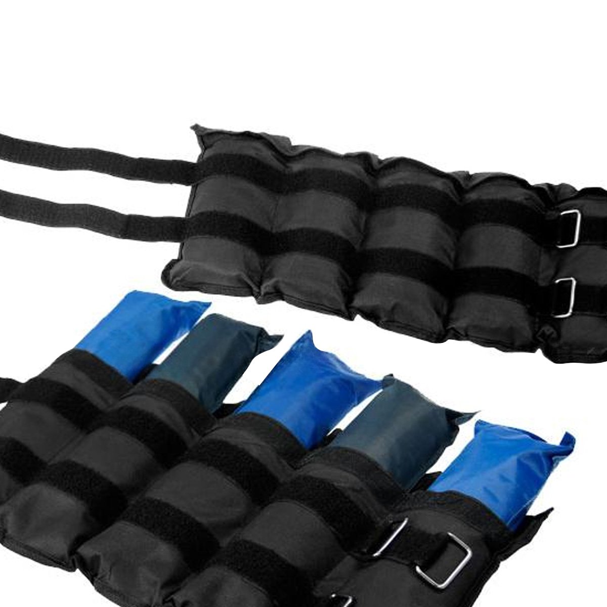 Powertrain Sports Heavy Duty Adjustable Ankle Weights 5 Kg 2 Pieces 6