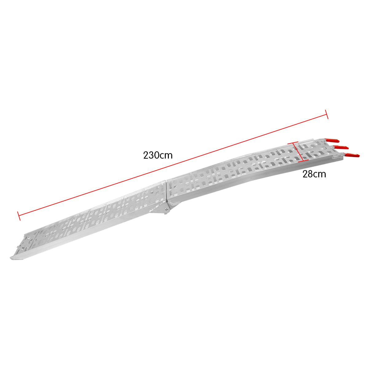 Kartrite 2x Aluminium Folding Loading Ramps ATV Motorbike 7