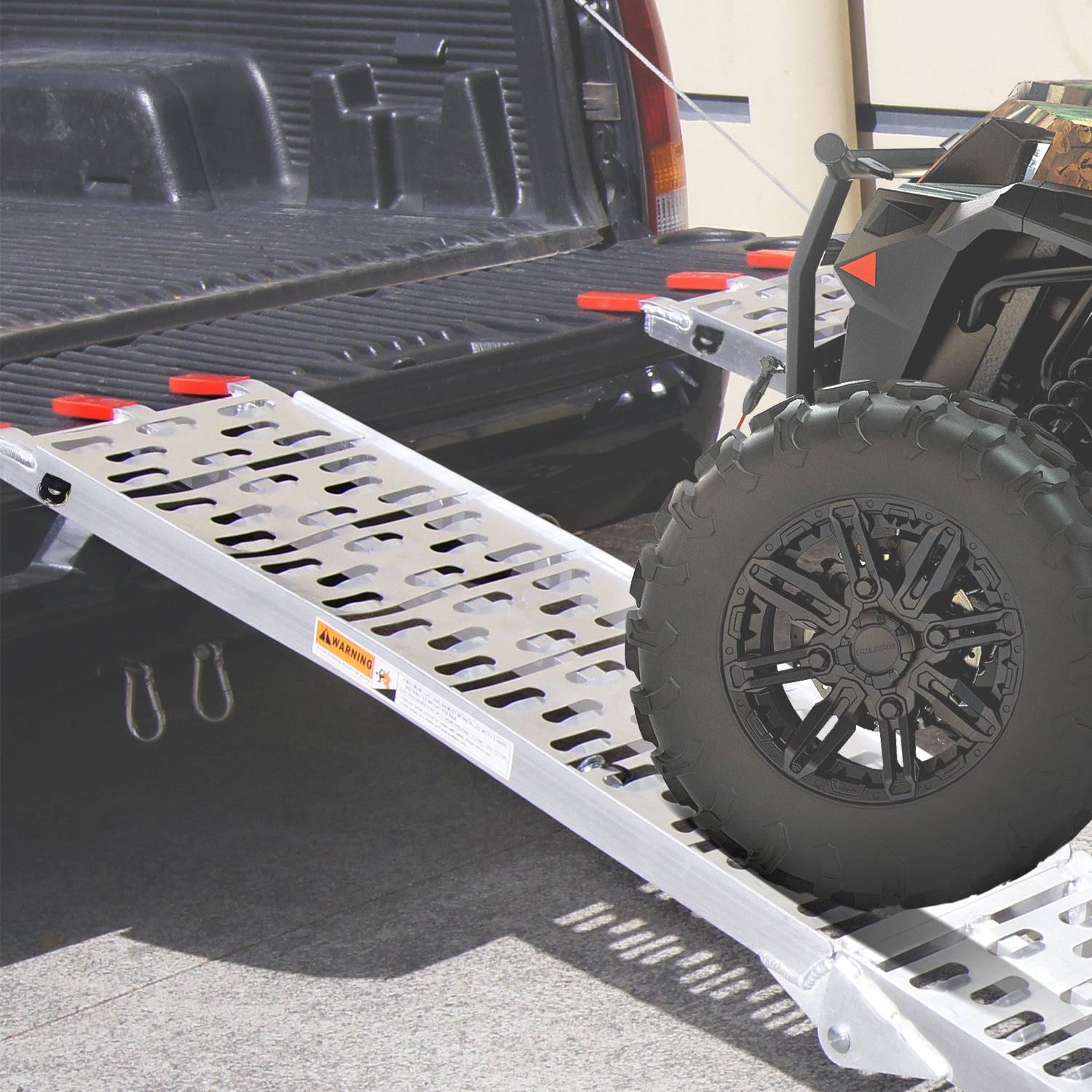 Rigg Aluminium ATV Loading Ramp Foldable - Silver 8