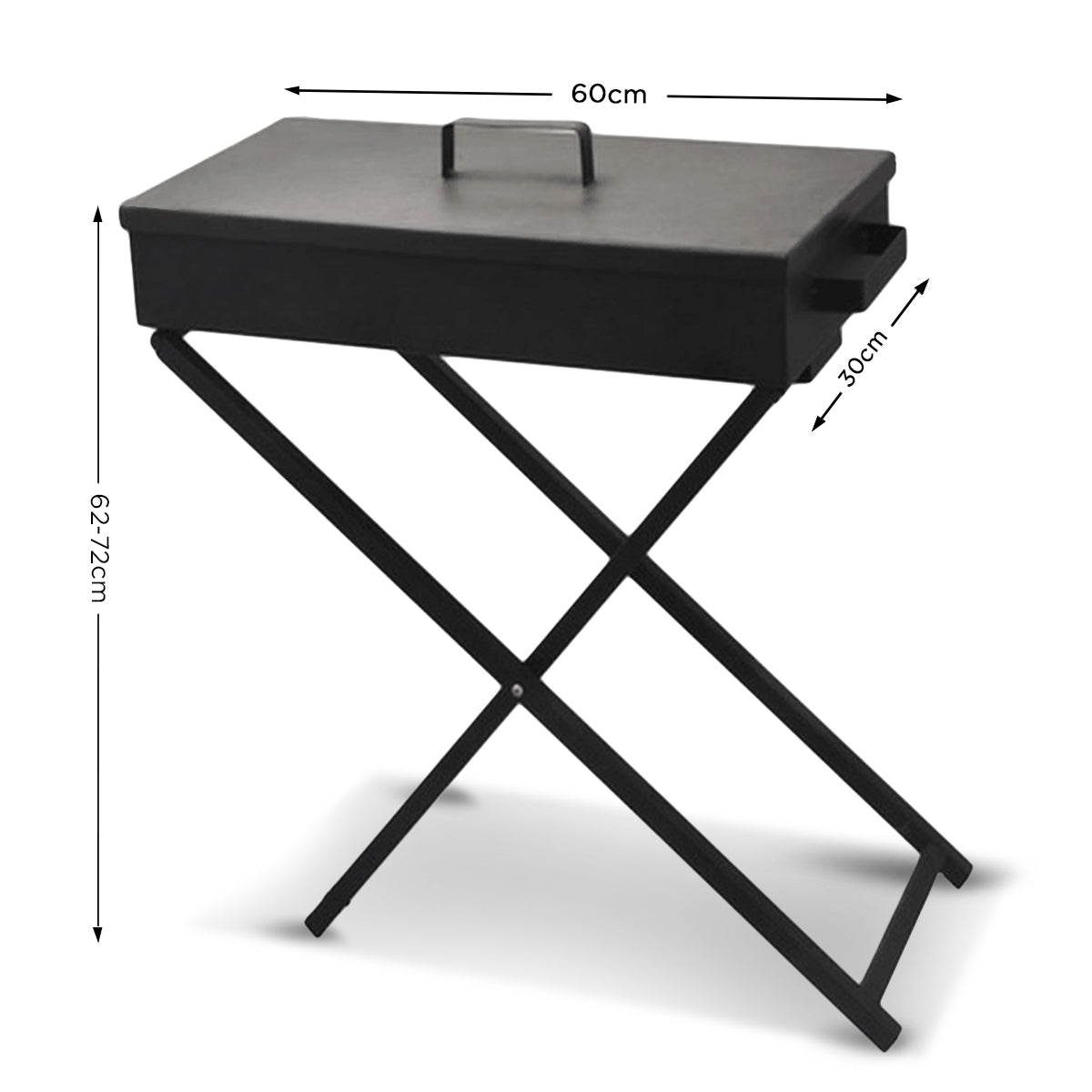 Wallaroo Charcoal BBQ Grill - Adjustable Height 11