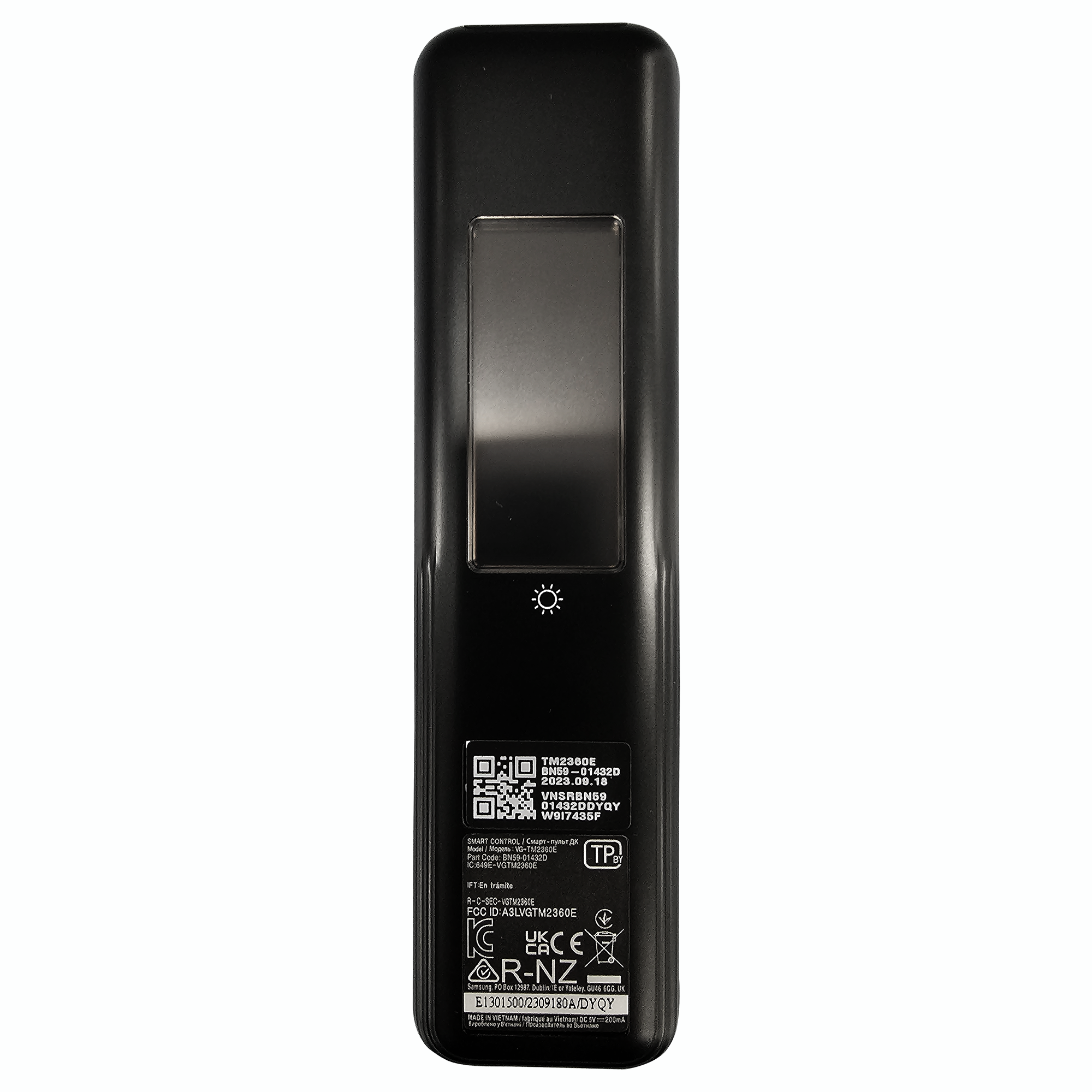 Samsung BN5901432D TV Remote Control with Solar Cell 4