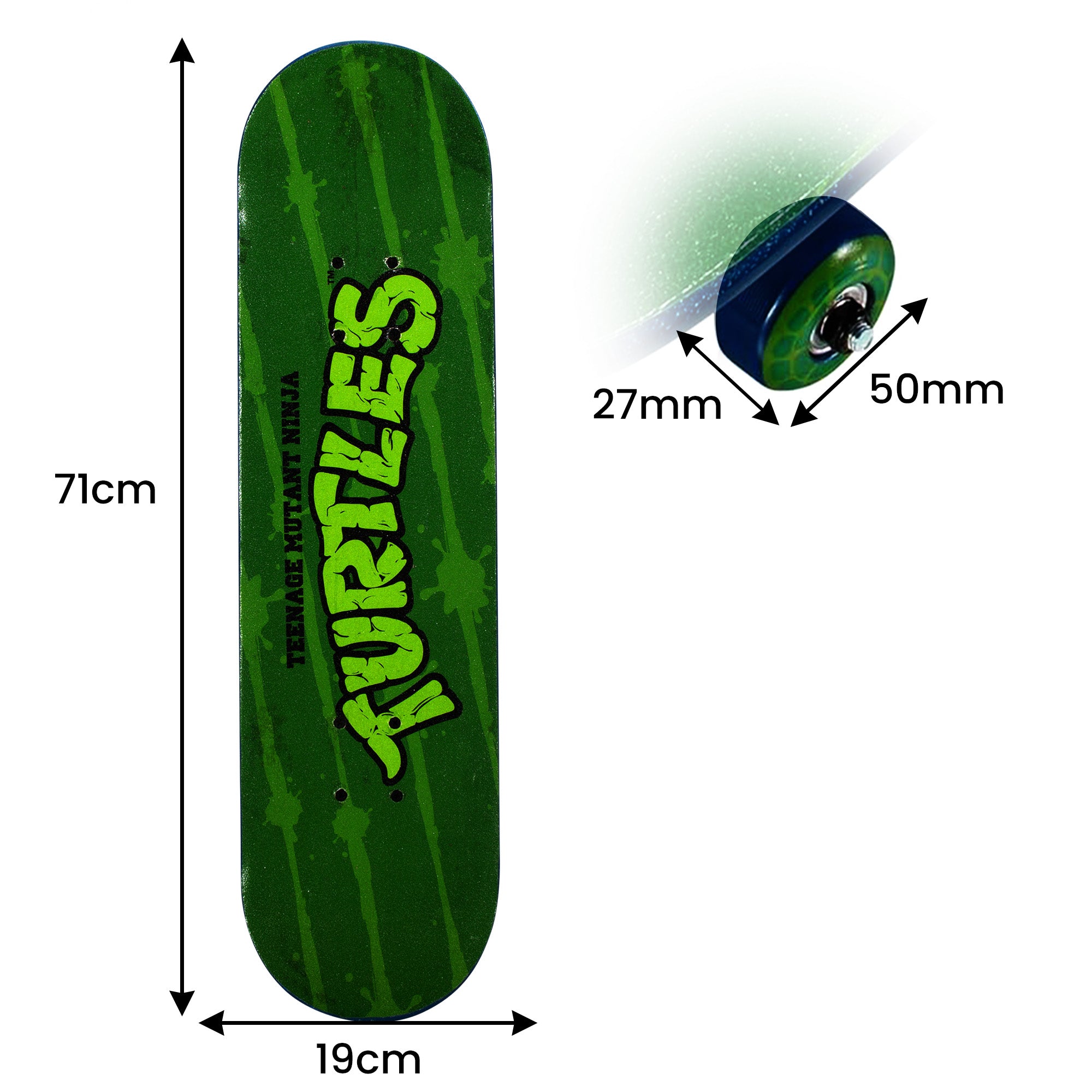 Kryptonics Teenage Mutant Ninja Turtles 28-inch Turtle Time Popsicle Skateboard 3