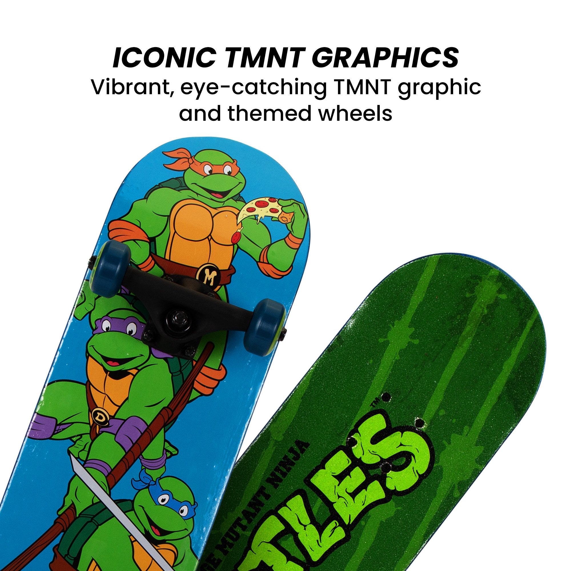 Kryptonics Teenage Mutant Ninja Turtles 28-inch Turtle Time Popsicle Skateboard 6