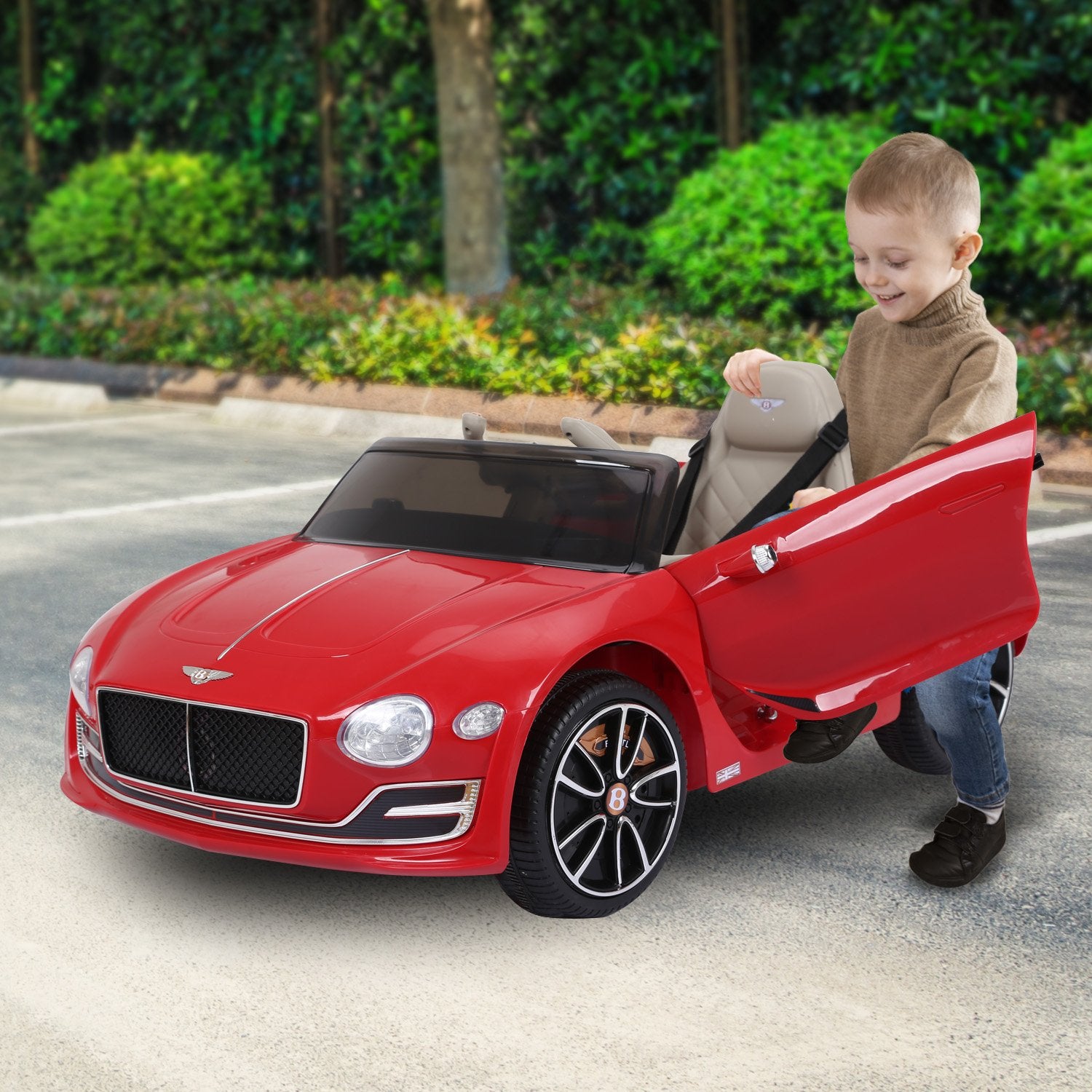 Kahuna Bentley Exp 12 Speed 6E Licensed Kids Ride On Electric Car Remote Control - Red 5