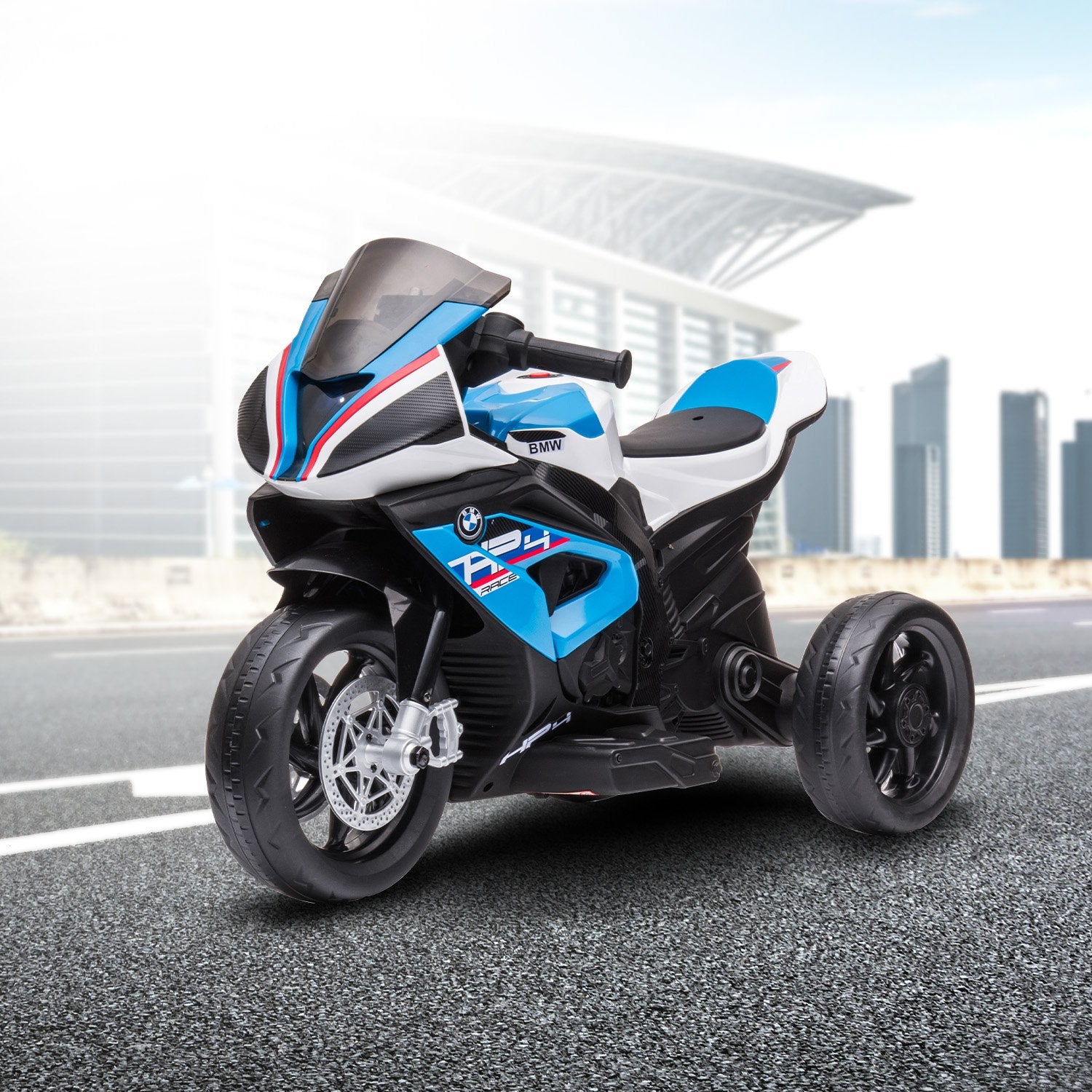 Kahuna Bmw Hp4 Race Kids Ride-on Motorbike In Blue 12